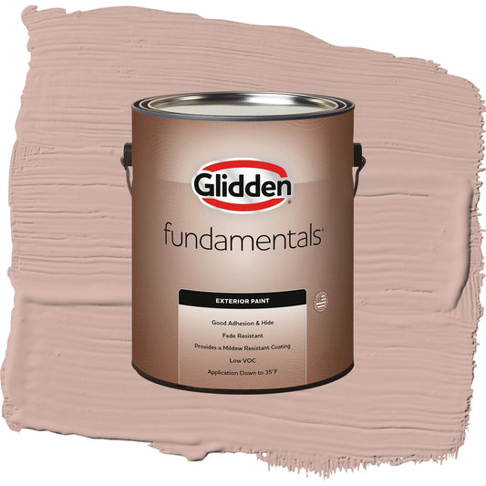 Glidden Fundamentals Velveteen Crush / Pink, Semi-Gloss Exterior Paint, 1 Gallon