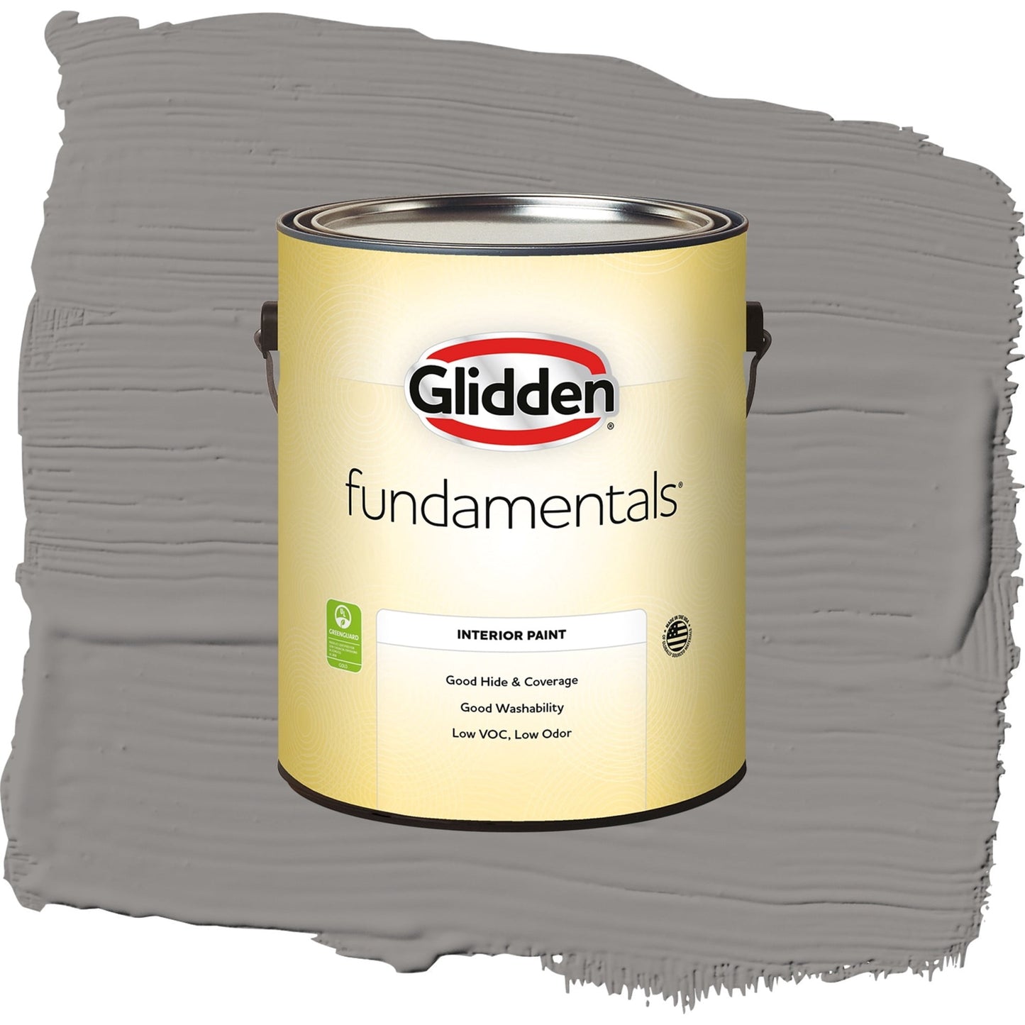 Glidden Fundamentals Antique Silver / Grey, Eggshell Interior Paint, 1 Gallon