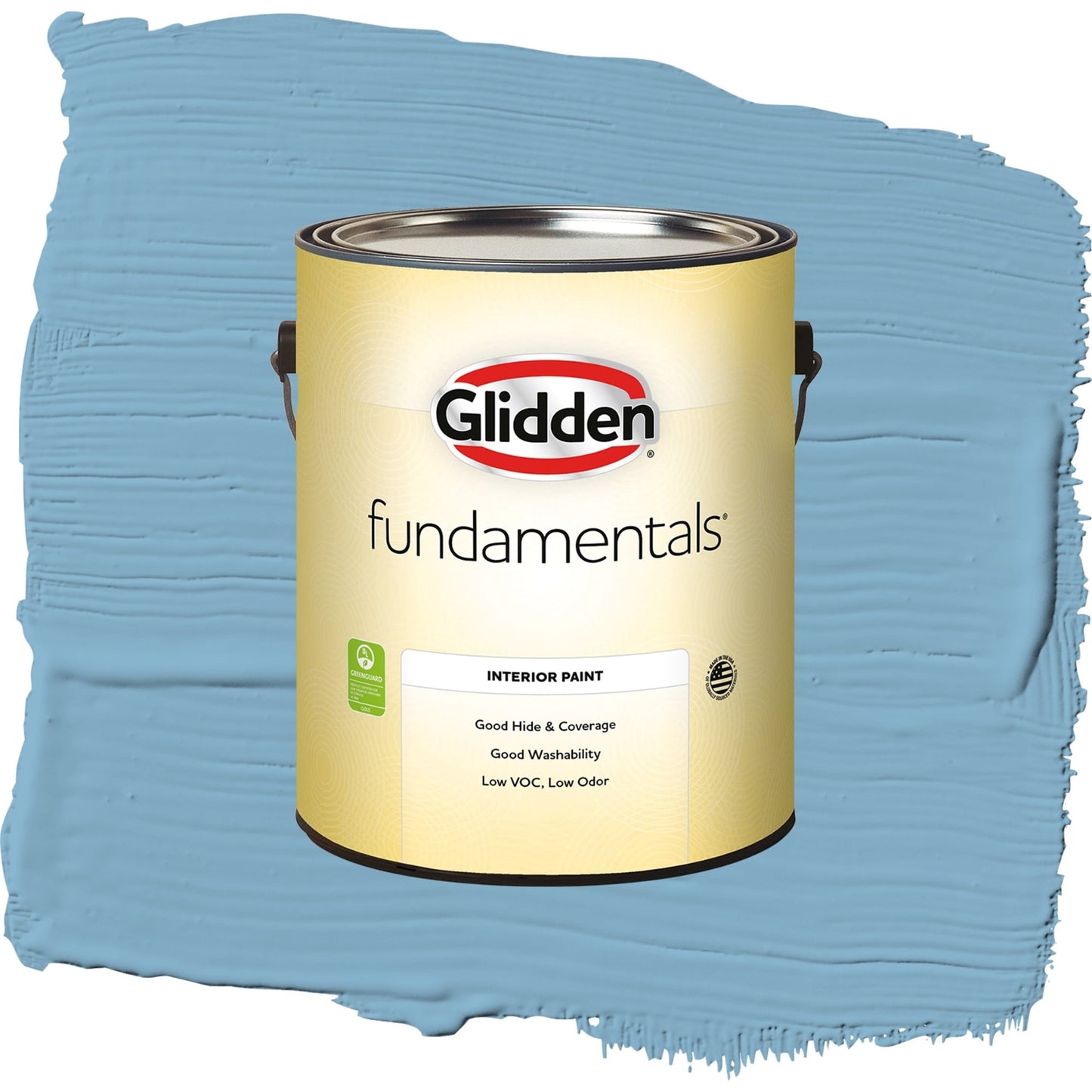 Glidden Fundamentals Arabella / Blue, Eggshell Interior Paint, 1 Gallon