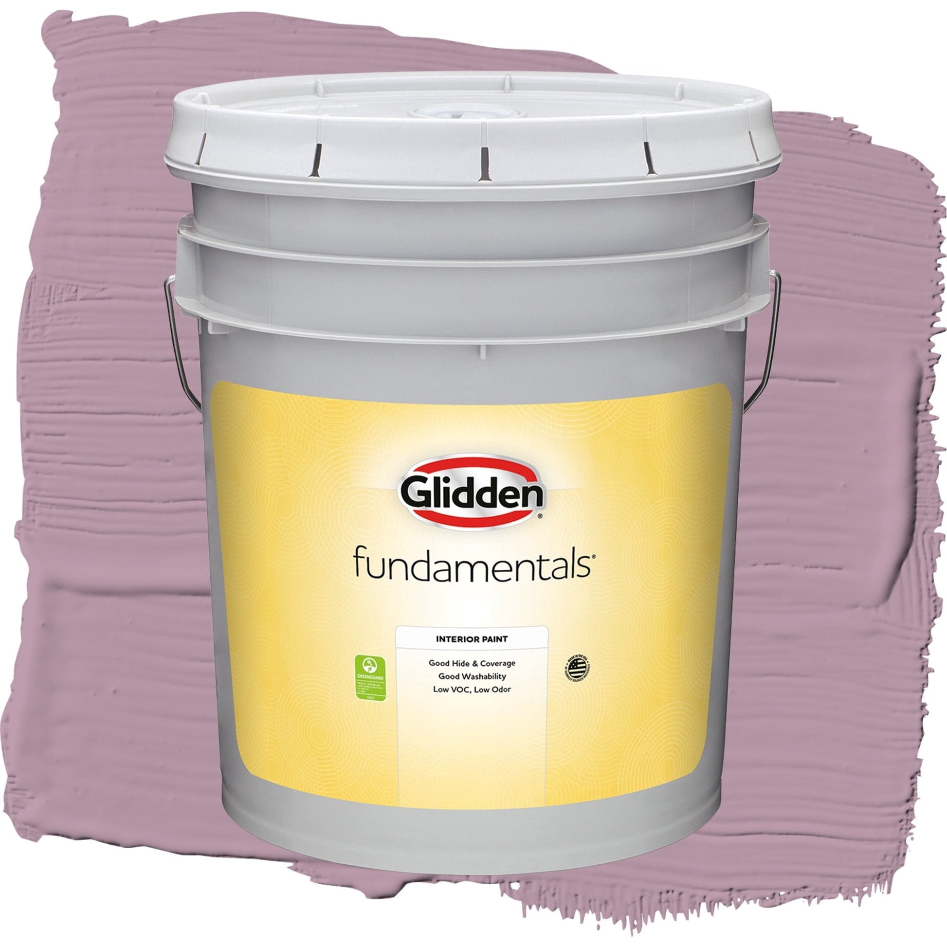 Glidden Fundamentals Ashberry / Purple, Eggshell Interior Paint, 5 Gallon