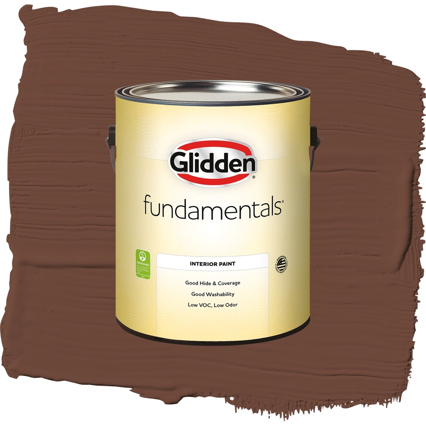 Glidden Fundamentals Bird House Brown / Brown, Semi-Gloss Interior Paint, 1 Gallon