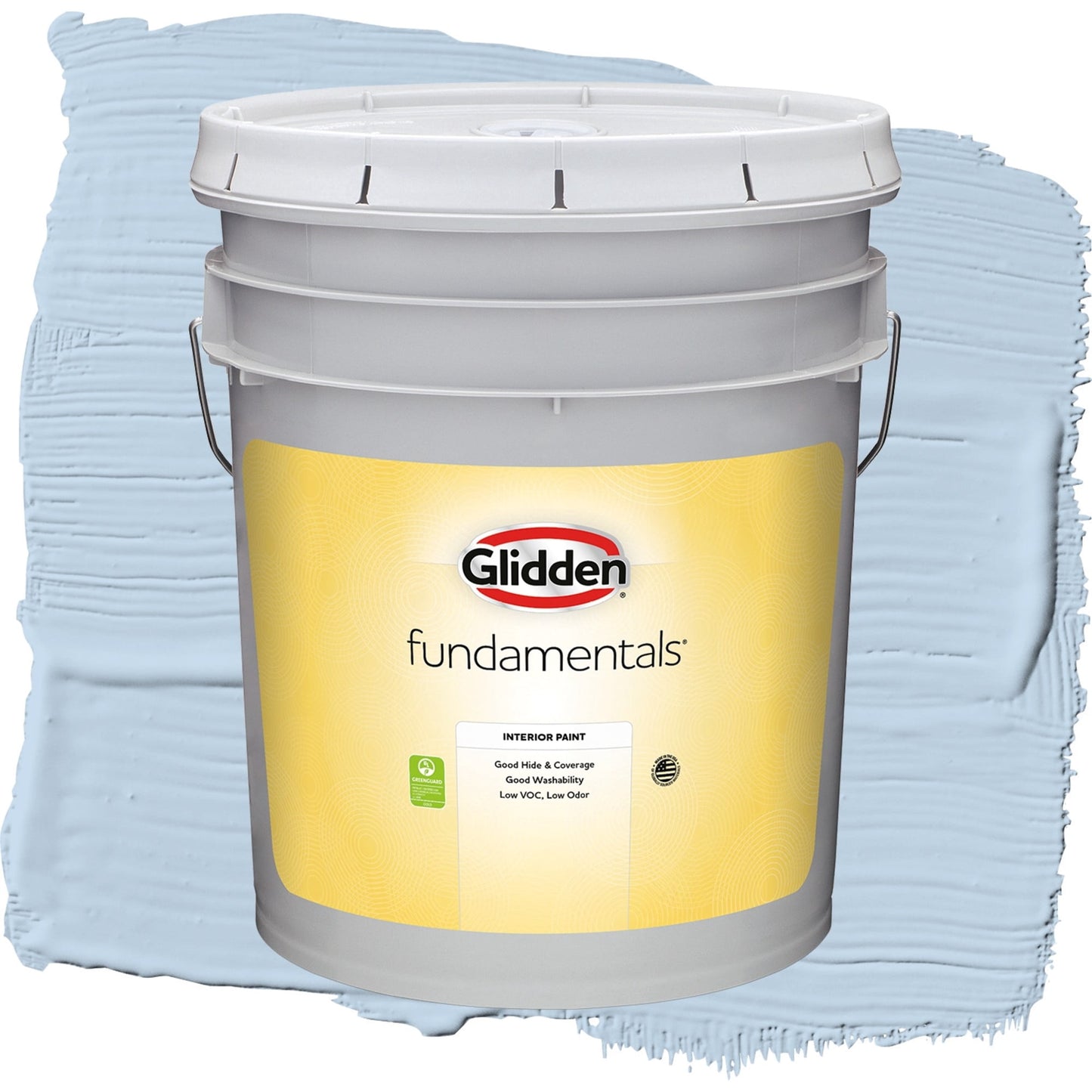 Glidden Fundamentals C'est La Vie / Blue, Flat Interior Paint, 5 Gallon