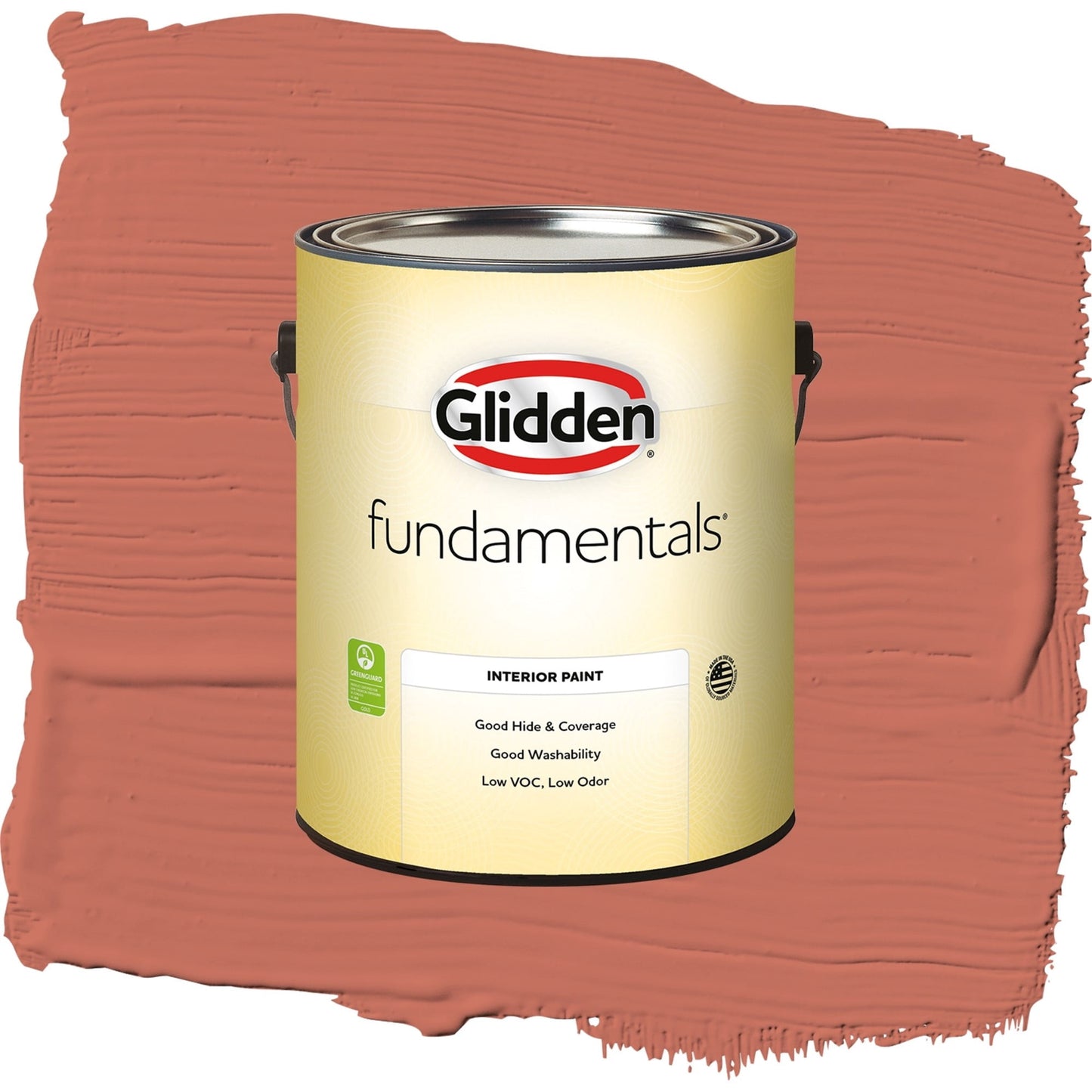 Glidden Fundamentals Cajun Spice / Orange, Eggshell Interior Paint, 1 Gallon