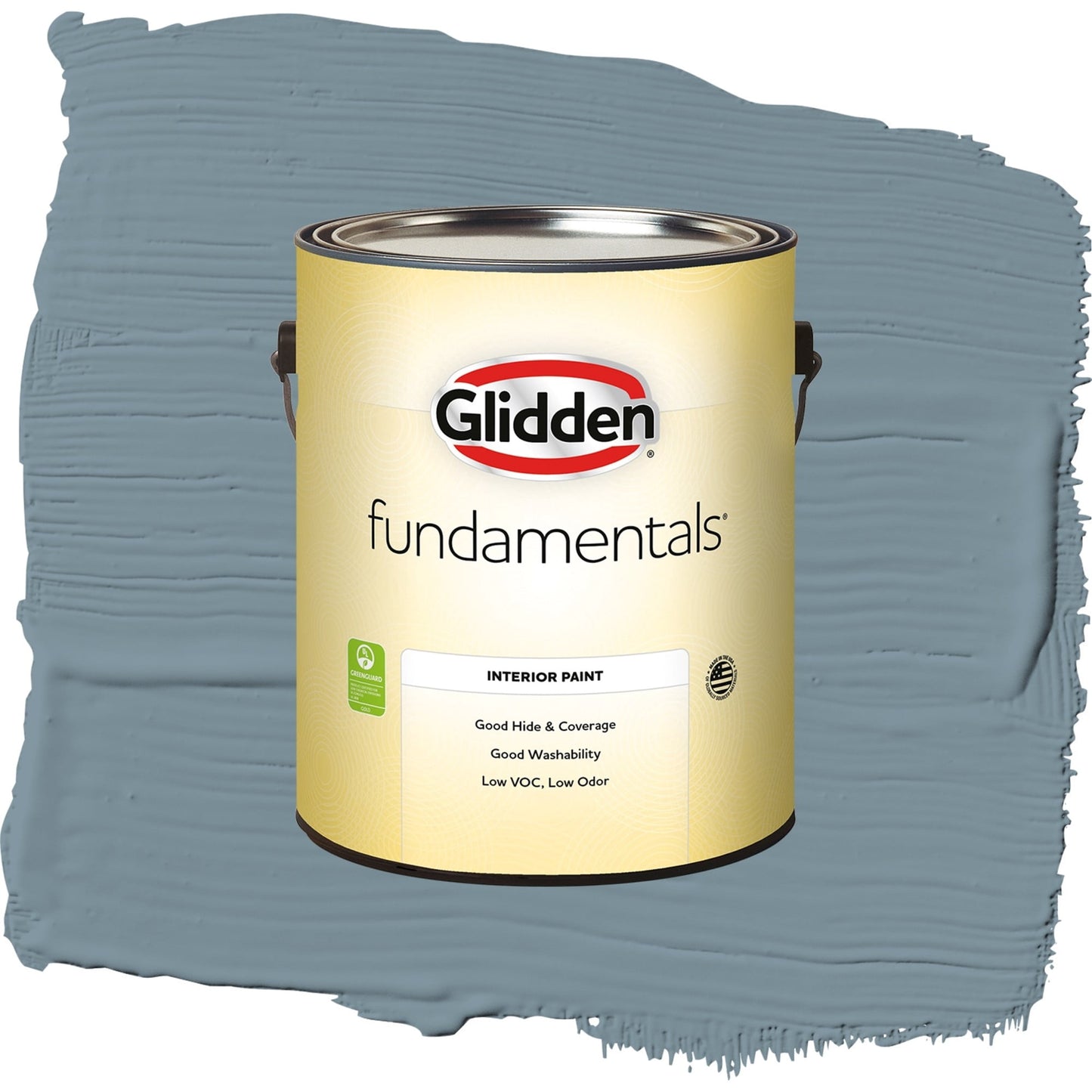 Glidden Fundamentals Chalky Blue / Blue, Eggshell Interior Paint, 1 Gallon