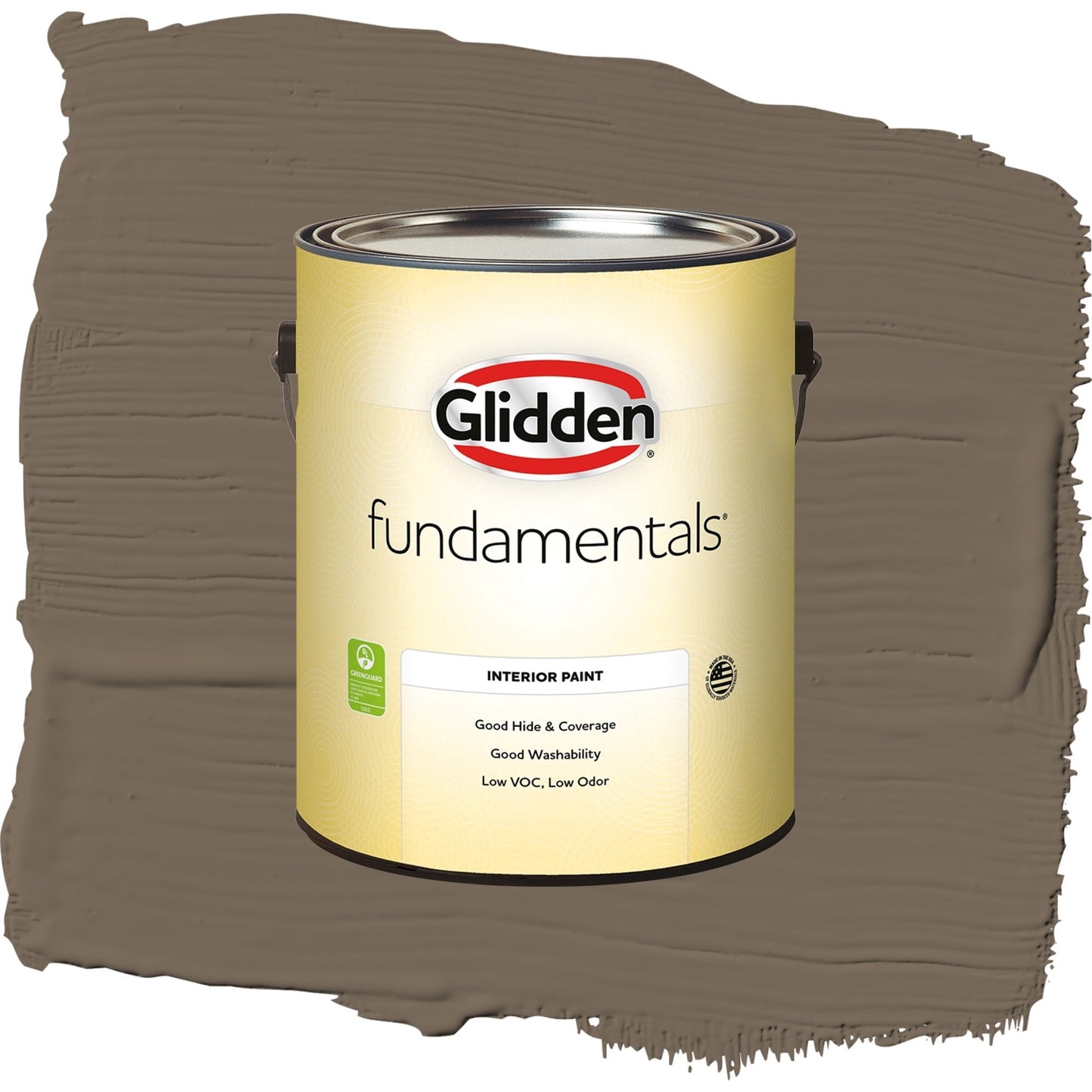 Glidden Fundamentals Curlew / Brown, Semi-Gloss Interior Paint, 1 Gallon