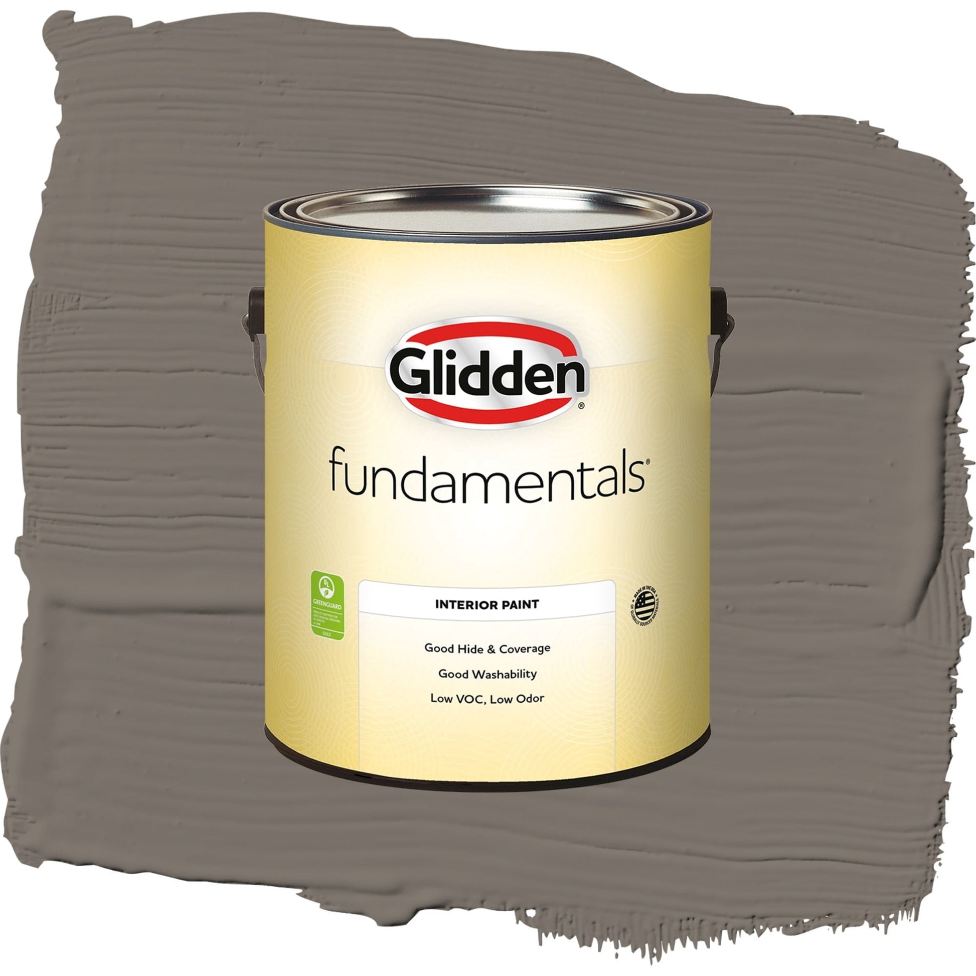 Glidden Fundamentals Deconstruction / Gray, Eggshell Interior Paint, 1 Gallon