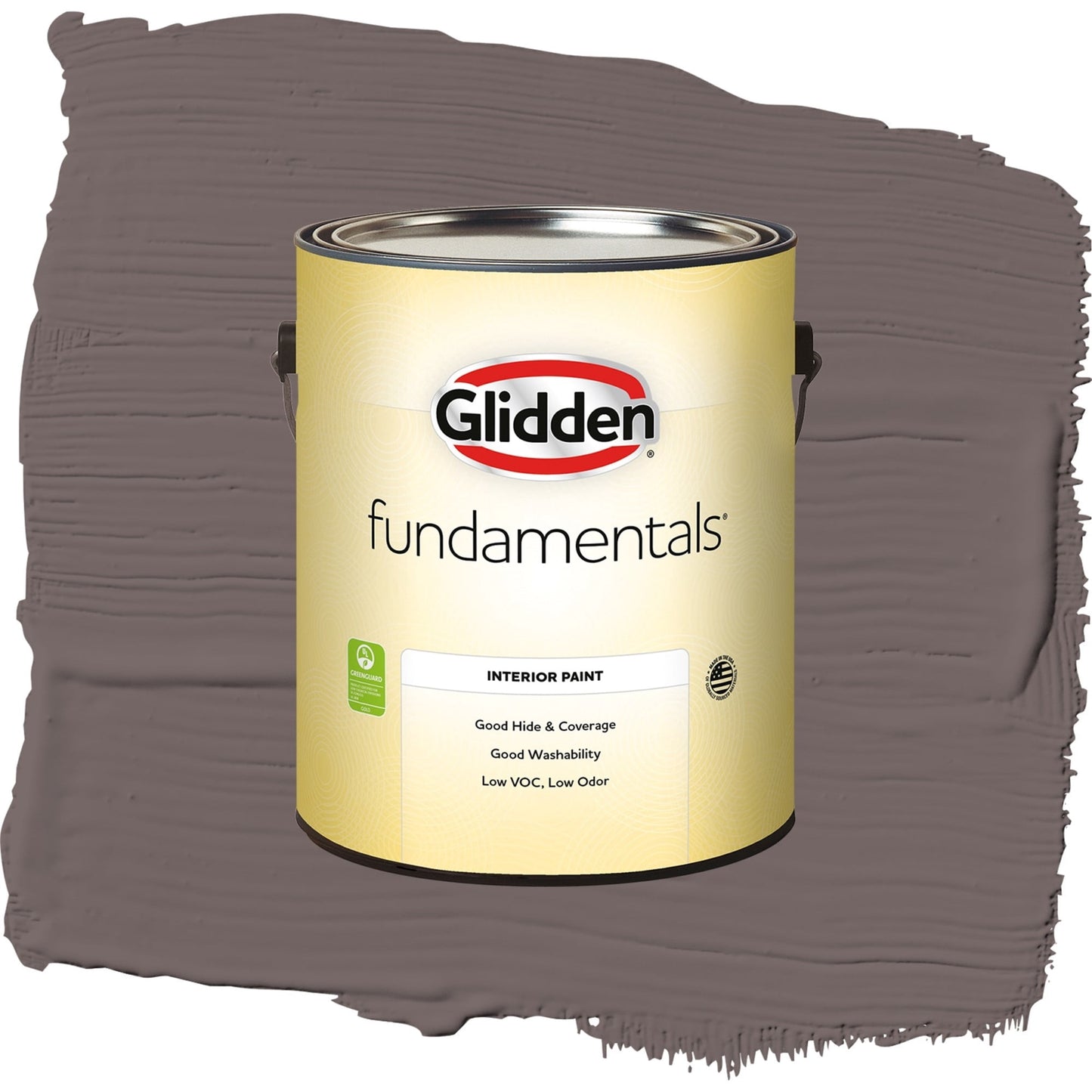 Glidden Fundamentals Eagle Eye / Brown, Eggshell Interior Paint, 1 Gallon