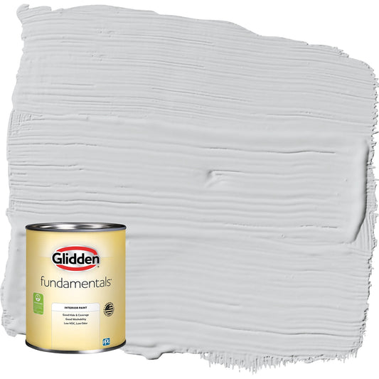 Glidden Fundamentals Pintura Interior Mate Elemental / Gris, 1 Cuarto
