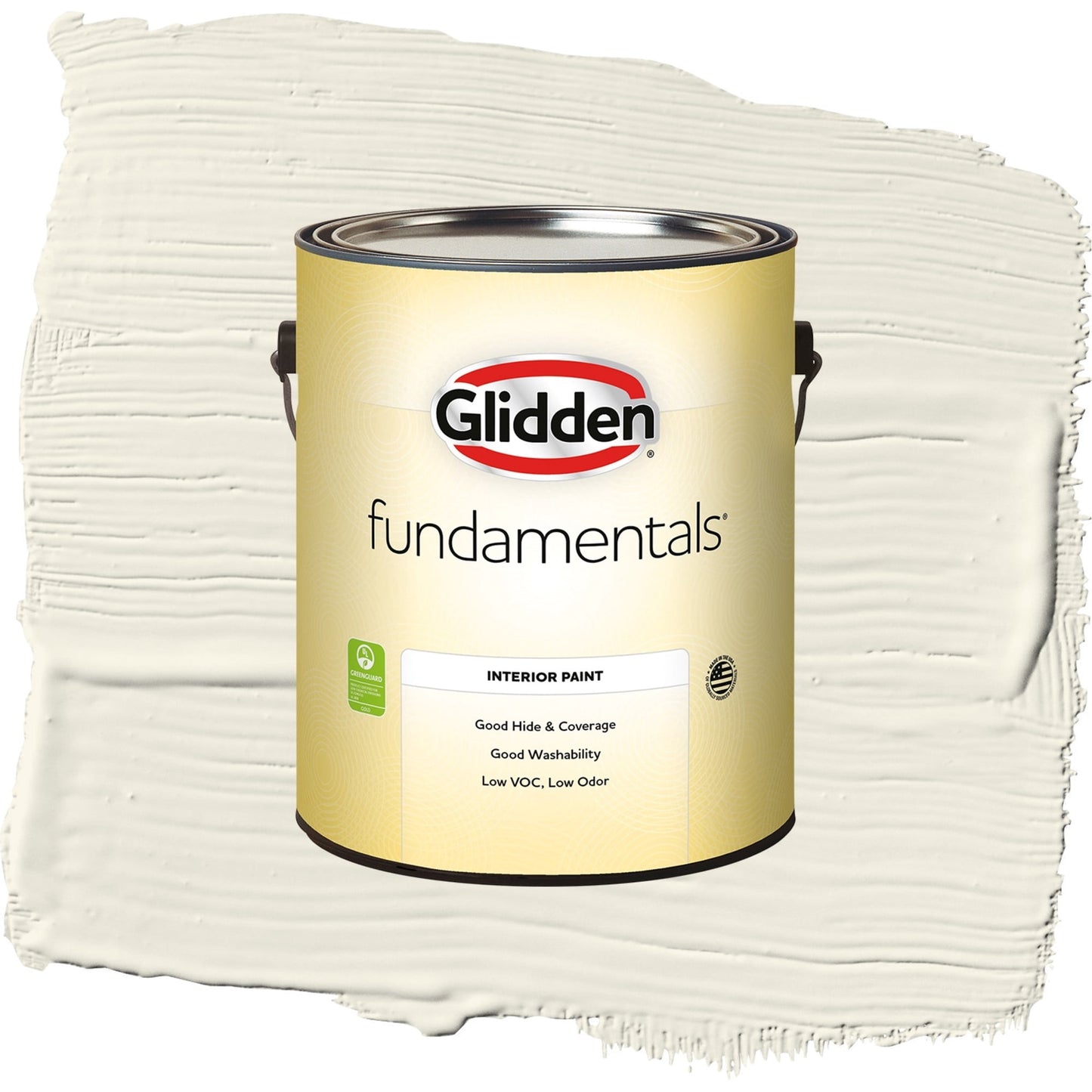 Glidden Fundamentals Enduring Ice / Beige, Semi-Gloss Interior Paint, 1 Gallon