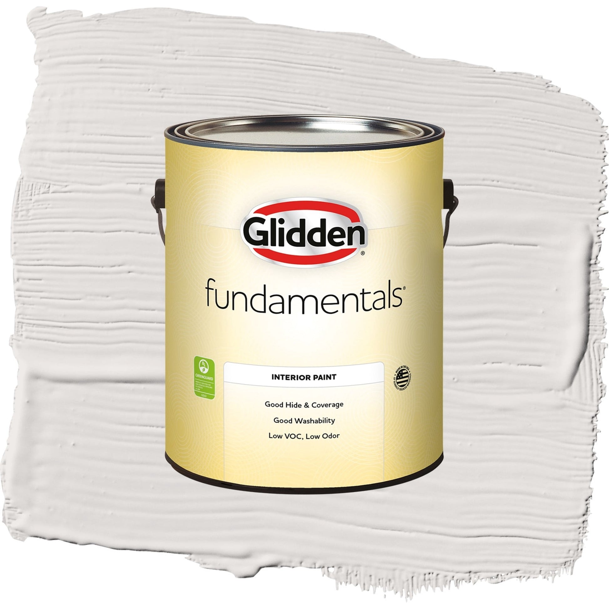 Glidden Fundamentals Fall Chill / Grey, Eggshell Interior Paint, 1 Gallon