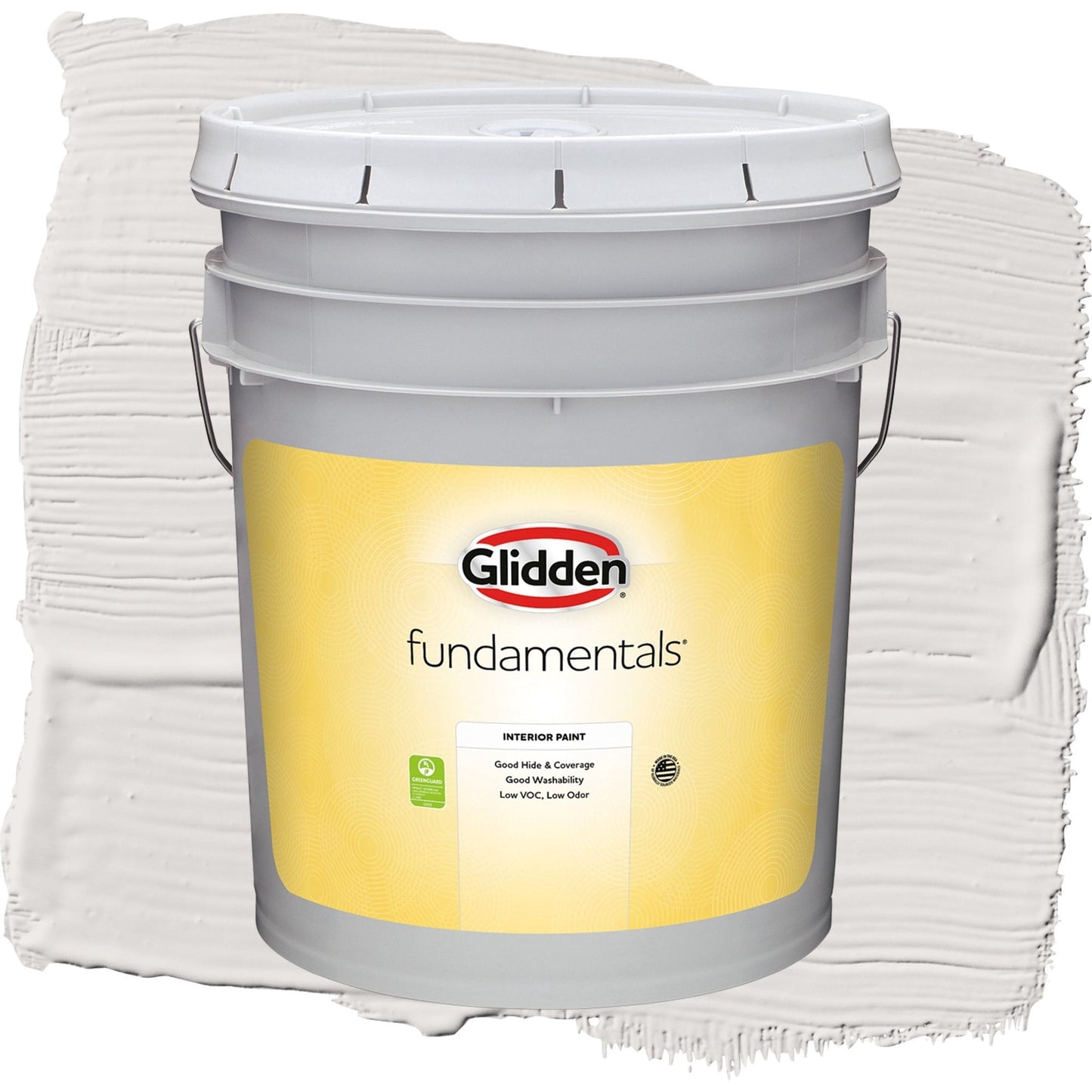 Glidden Fundamentals Fall Chill / Grey, Eggshell Interior Paint, 5 Gallon
