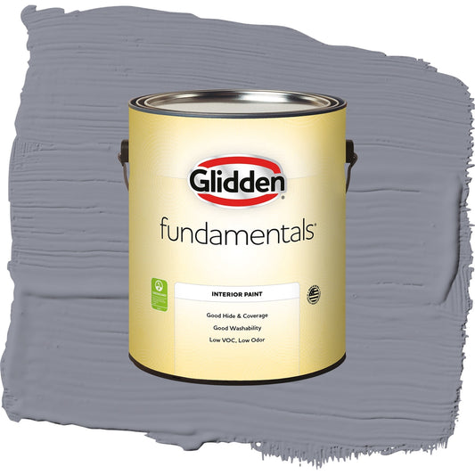 Glidden Fundamentals Flannel Pajamas / Grey, Eggshell Interior Paint, 1 Gallon