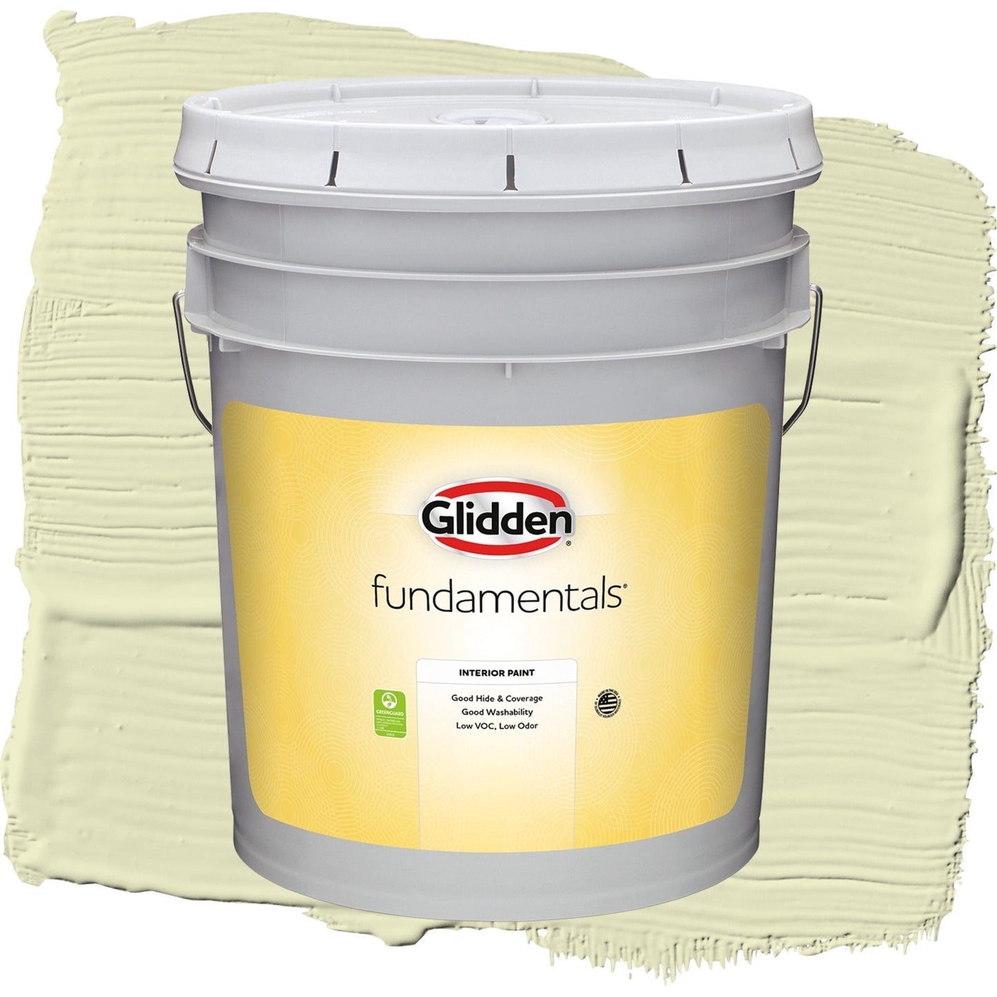 Glidden Fundamentals Forgive Quickly / Green, Eggshell Interior Paint, 5 Gallon