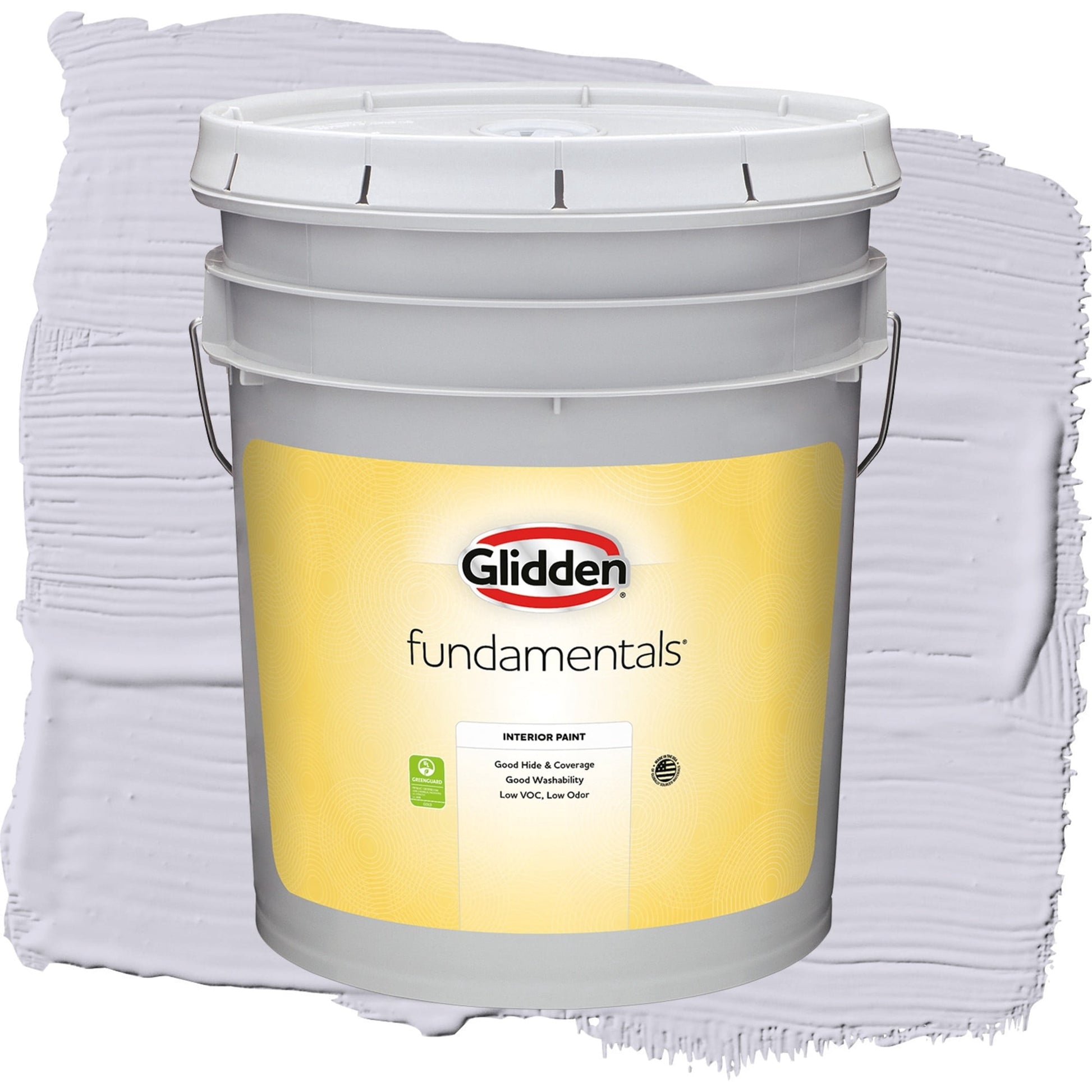 Glidden Fundamentals Frosted Lilac / Purple, Flat Interior Paint, 5 Gallon