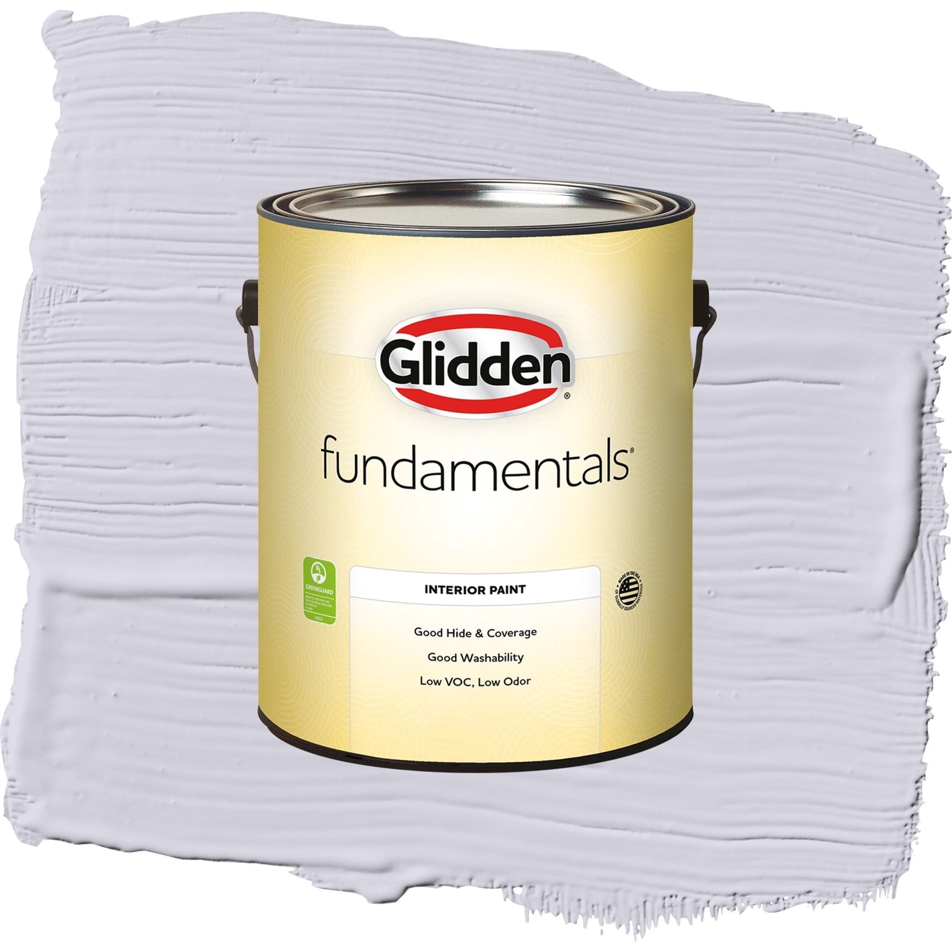 Glidden Fundamentals Frosted Lilac / Purple, Semi-Gloss Interior Paint, 1 Gallon