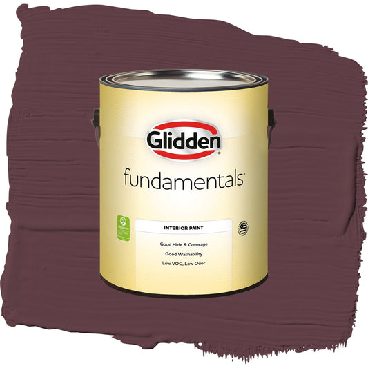 Glidden Fundamentals Gooseberry / Purple, Eggshell Interior Paint, 1 Gallon