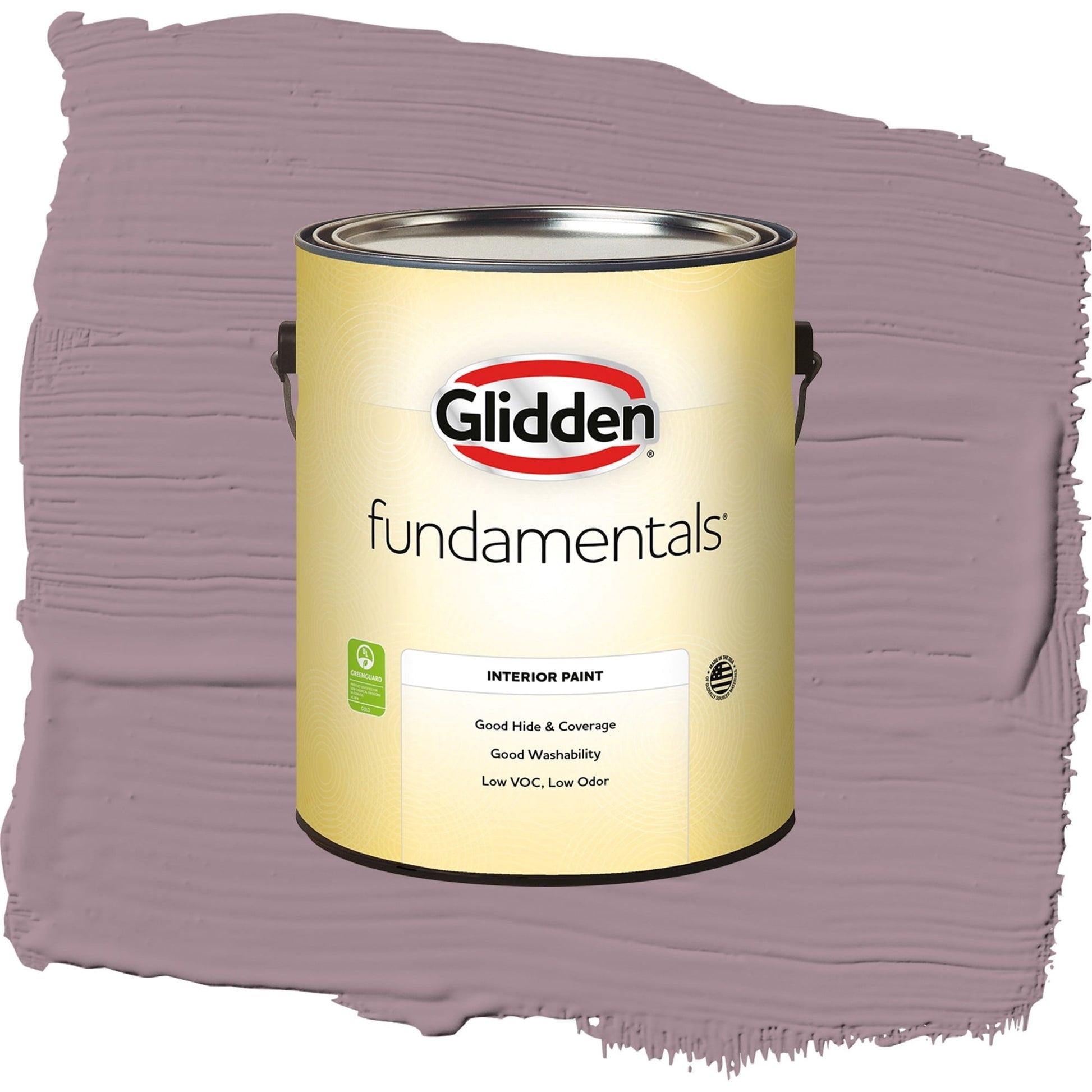 Glidden Fundamentals Gothic Amethyst / Purple, Semi-Gloss Interior Paint, 1 Gallon