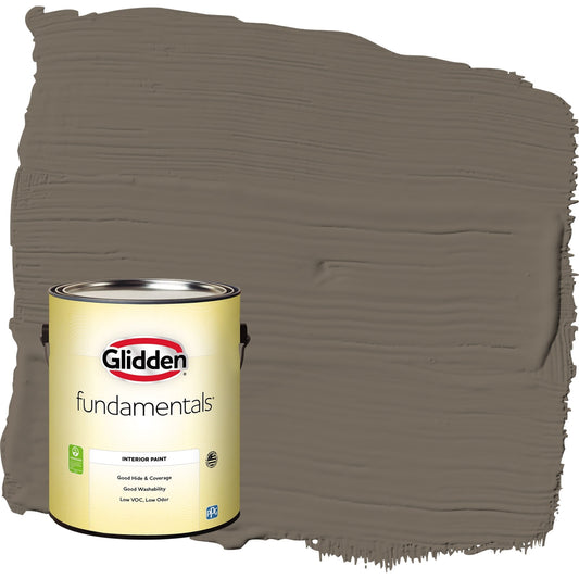 Glidden Fundamentals Granite / Brown, Eggshell Interior Paint, 1 Gallon