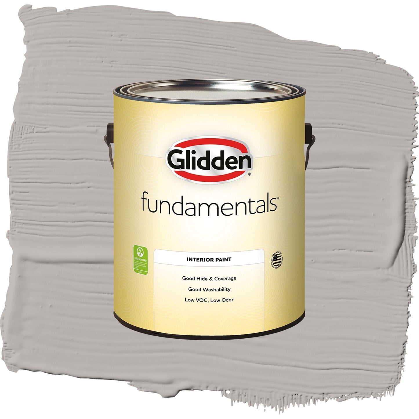 Glidden Fundamentals Gray Marble / Grey, Semi-Gloss Interior Paint, 1 Gallon