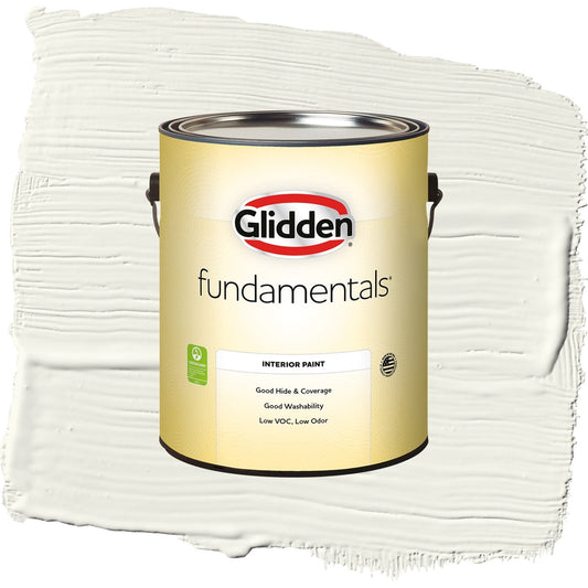 Glidden Fundamentals Gypsum / Off-White Semi-Gloss Interior Paint, 1 Gallon