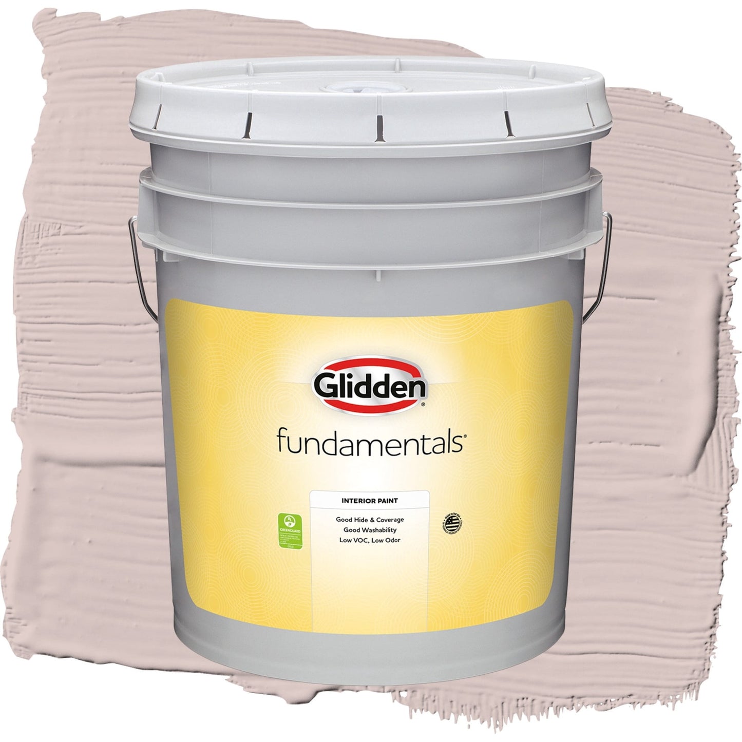 Glidden Fundamentals Just Gorgeous / Pink, Flat Interior Paint, 5 Gallon