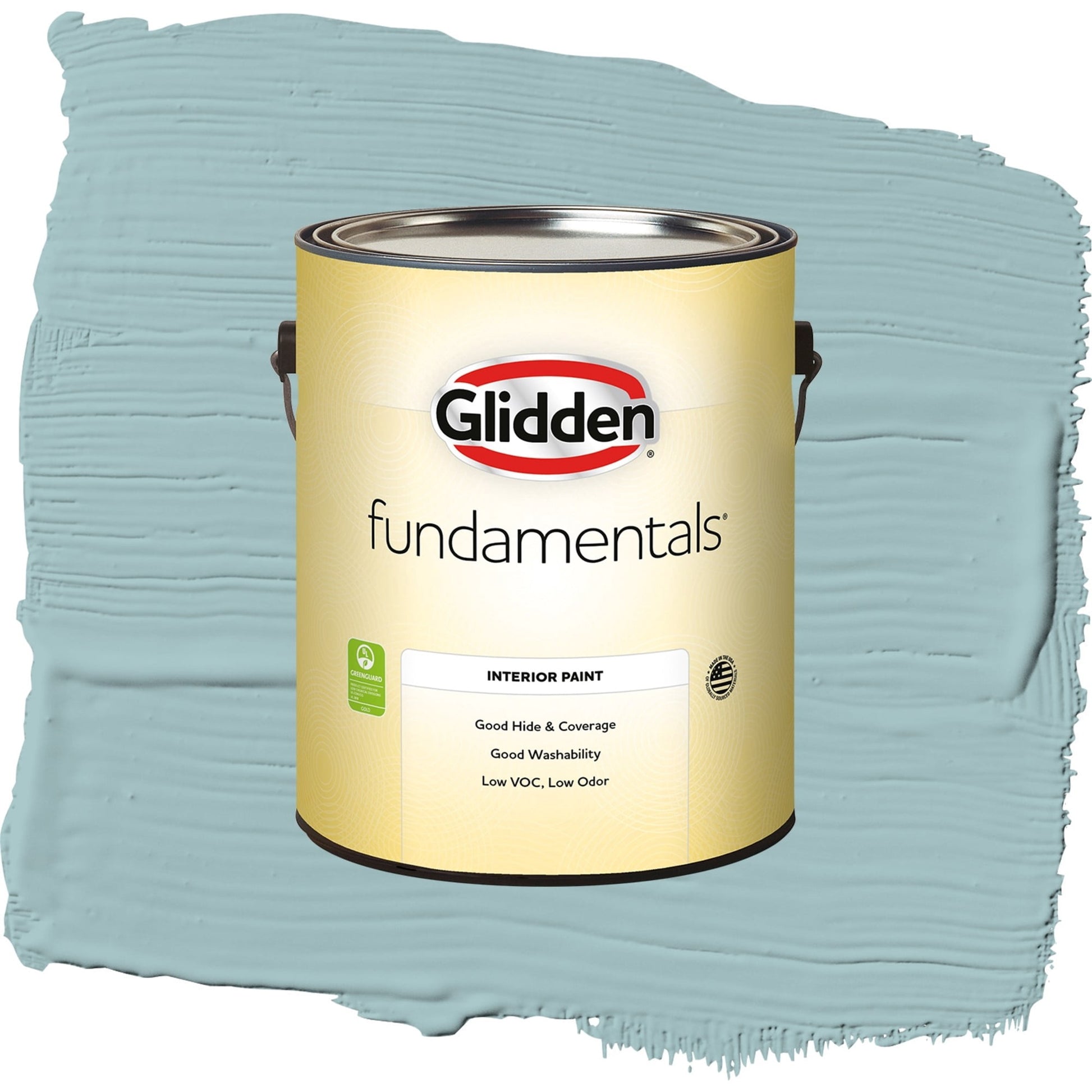 Glidden Fundamentals Lazy River / Blue, Semi-Gloss Interior Paint, 1 Gallon