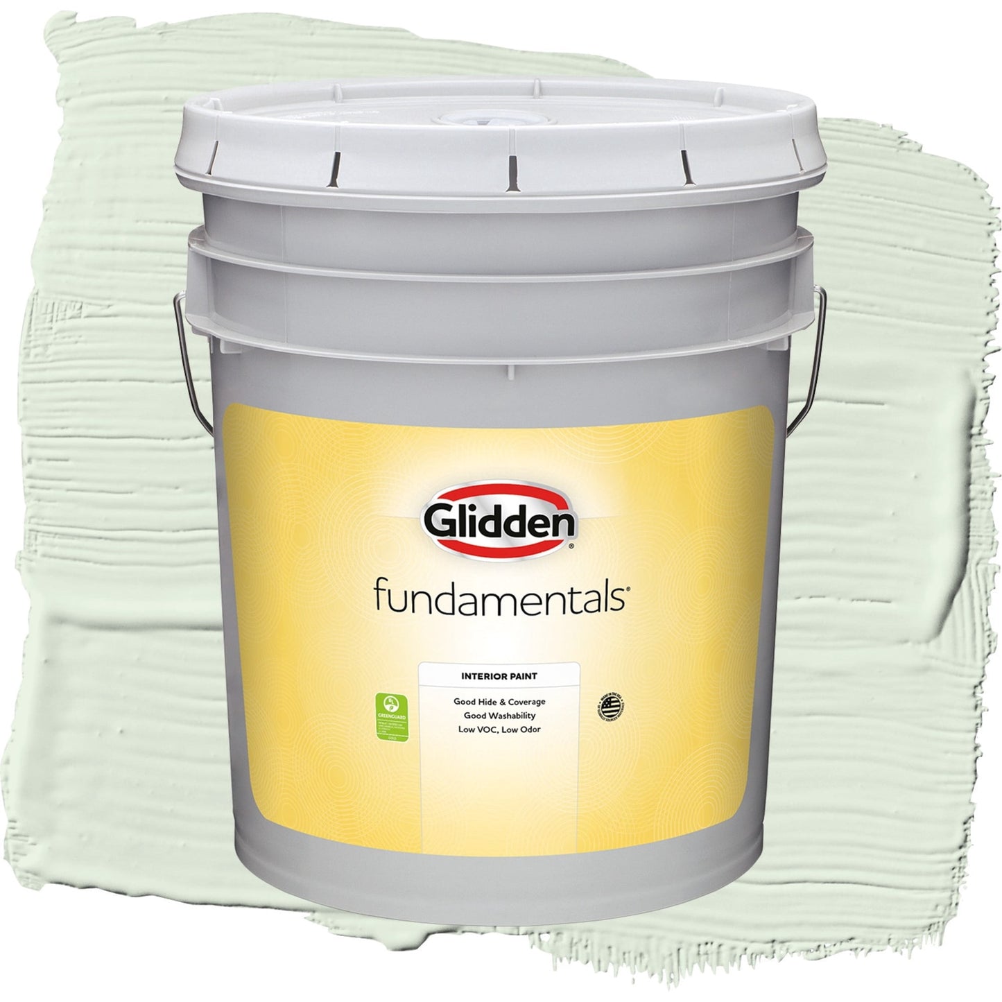 Glidden Fundamentals Lime Daiquiri / Green, Flat Interior Paint, 5 Gallon