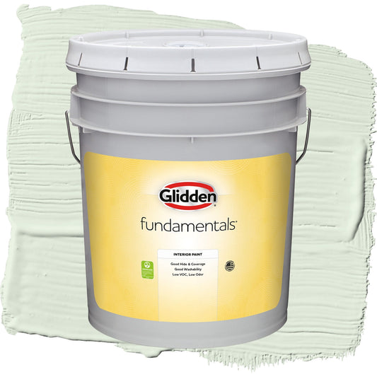 Glidden Fundamentals Lime Daiquiri / Green, Flat Interior Paint, 5 Gallon