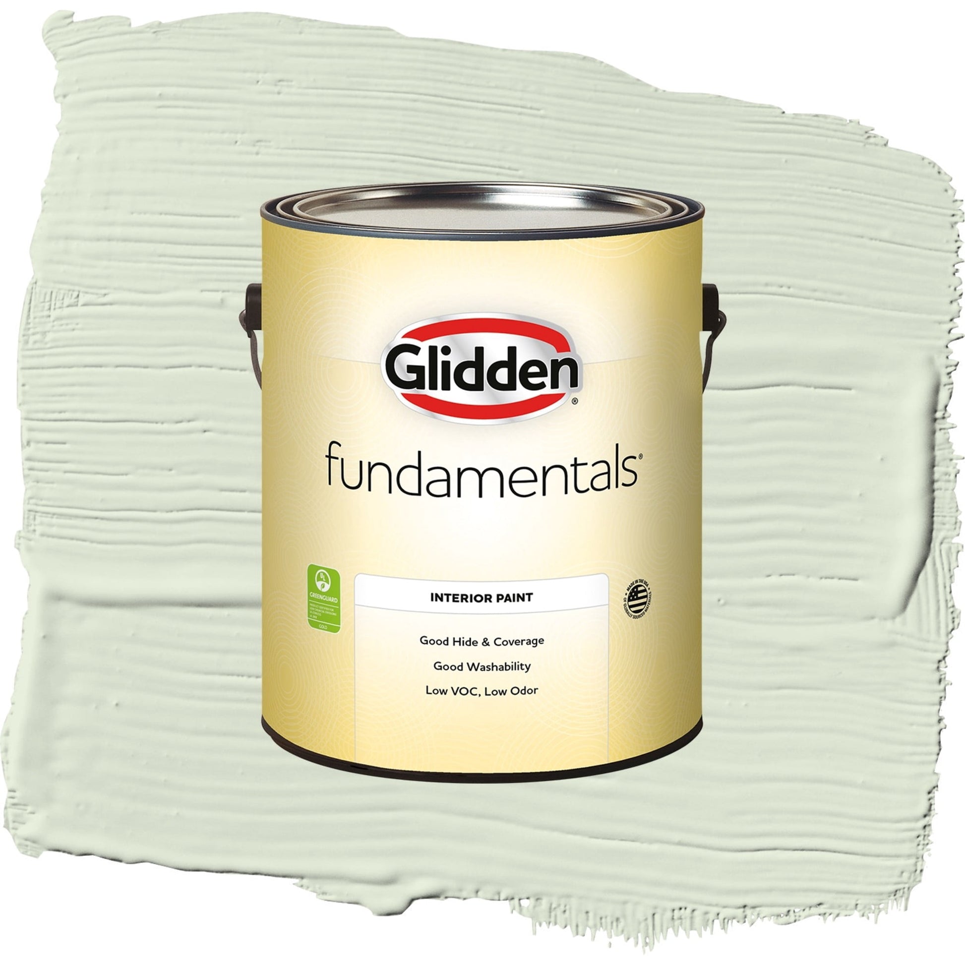 Glidden Fundamentals Lime Spritz / Green, Eggshell Interior Paint, 1 Gallon
