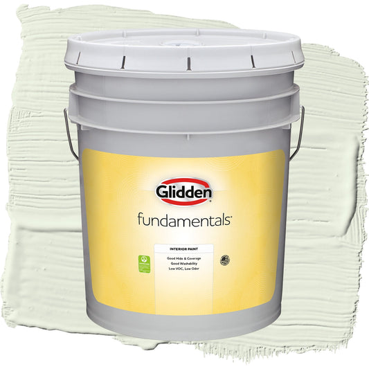 Glidden Fundamentals Milkweed / Green, Eggshell Interior Paint, 5 Gallon