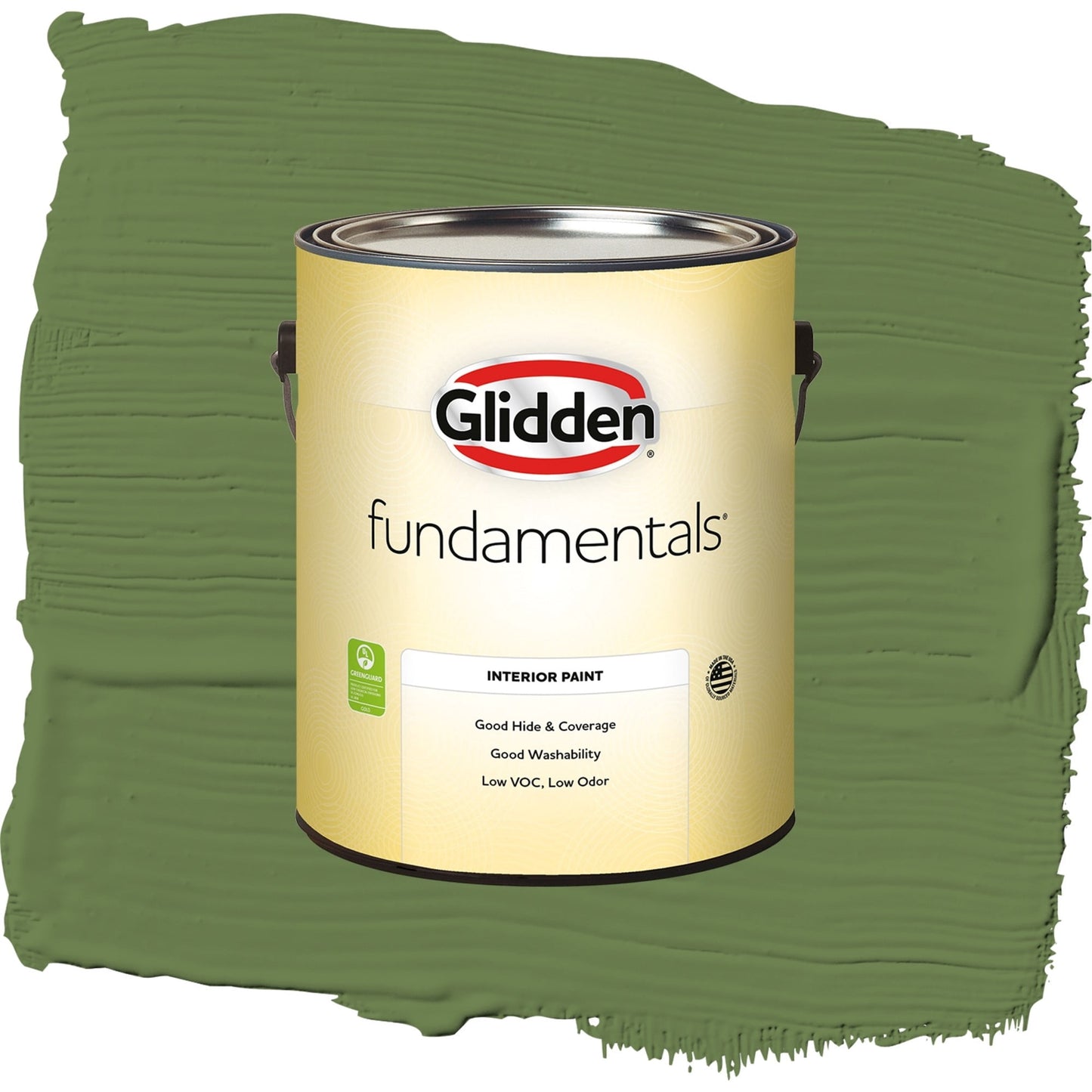 Glidden Fundamentals Mint Leaves / Green, Eggshell Interior Paint, 1 Gallon