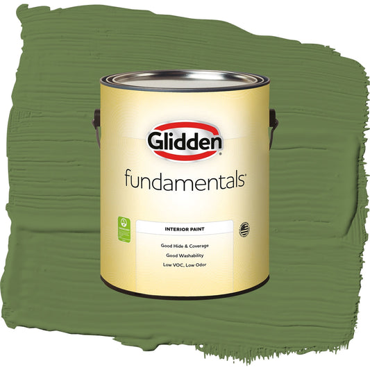 Glidden Fundamentals Mint Leaves / Green, Eggshell Interior Paint, 1 Gallon