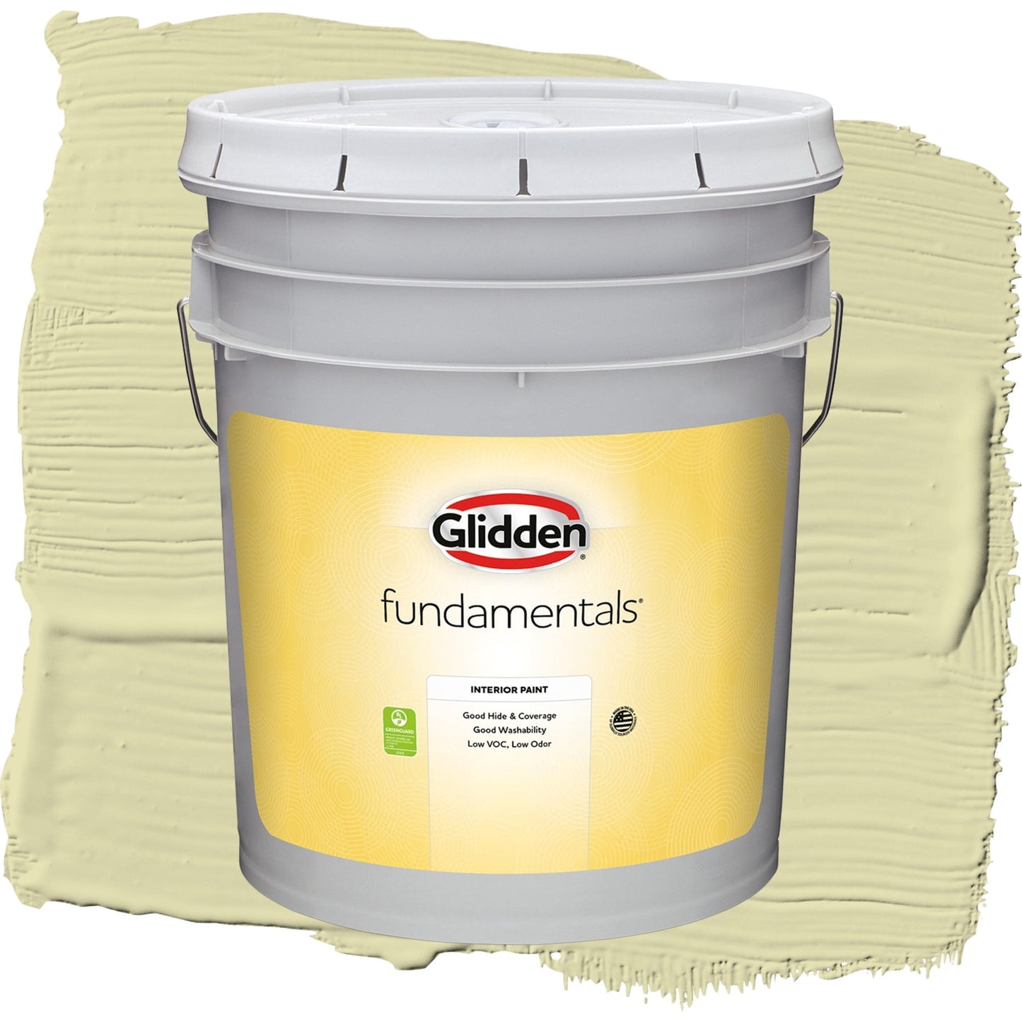 Glidden Fundamentals Misty Moor / Green, Eggshell Interior Paint, 5 Gallon