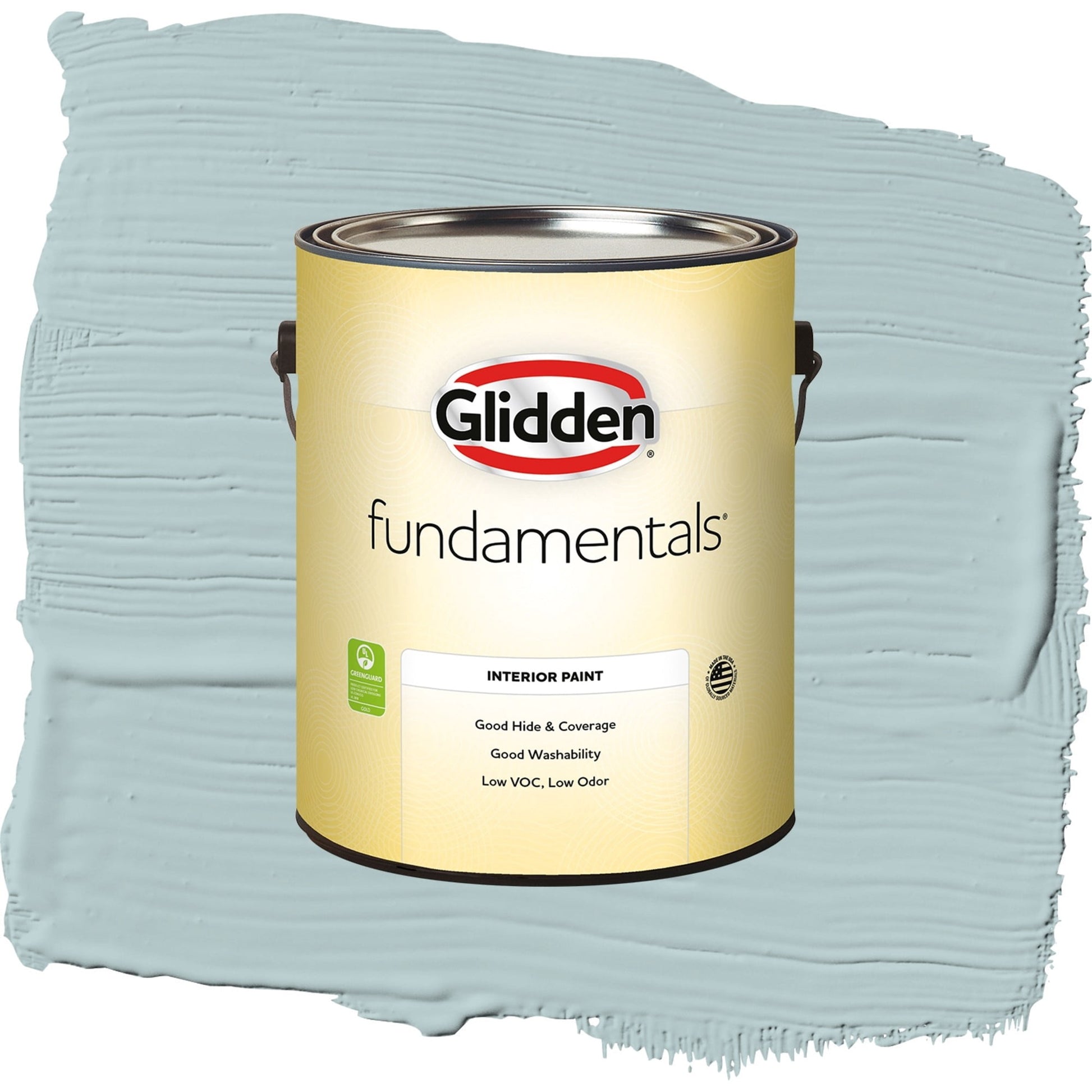Glidden Fundamentals Misty Surf / Blue, Eggshell Interior Paint, 1 Gallon