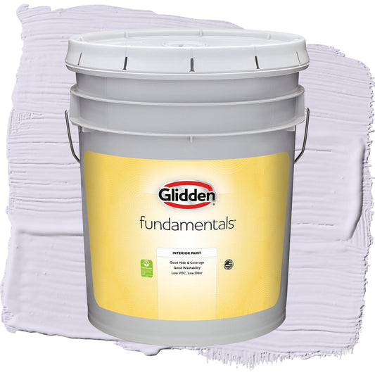 Glidden Fundamentals Misty Violet / Purple, Flat Interior Paint, 5 Gallon