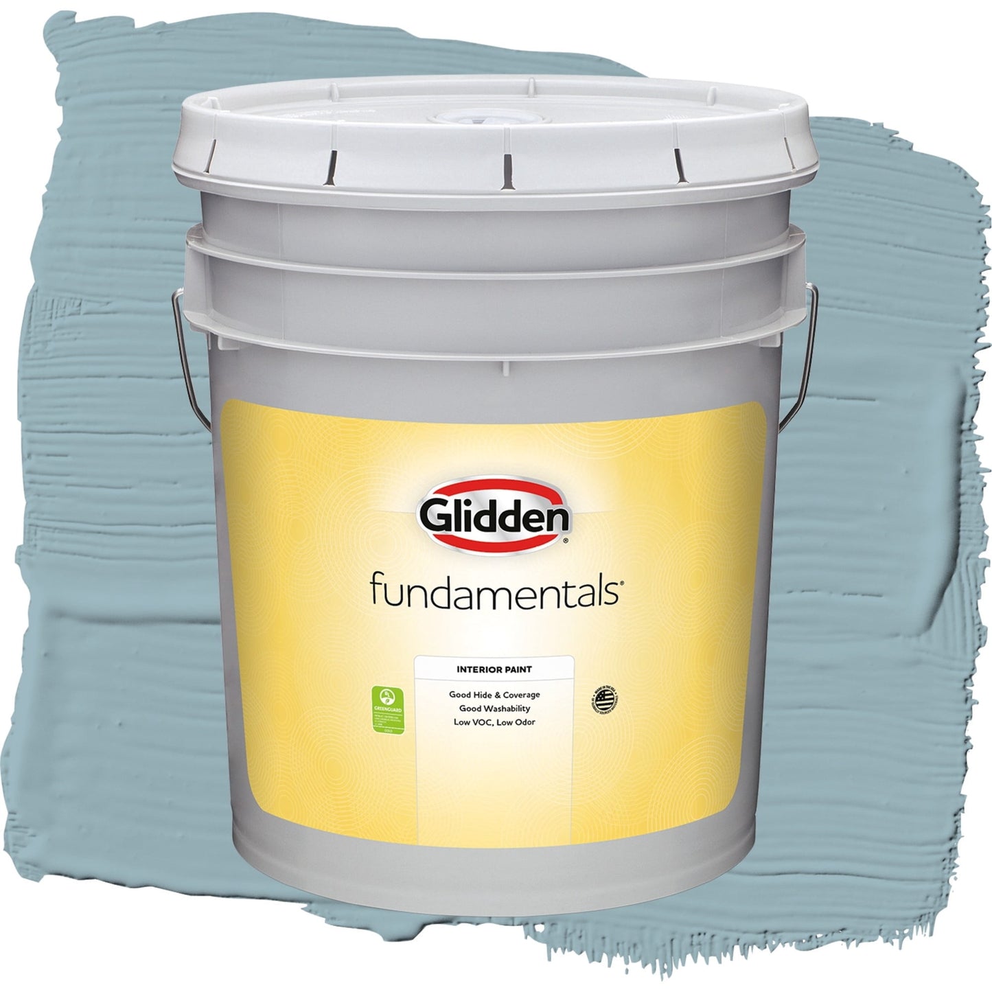 Glidden Fundamentals Mountain Stream / Blue, Eggshell Interior Paint, 5 Gallon