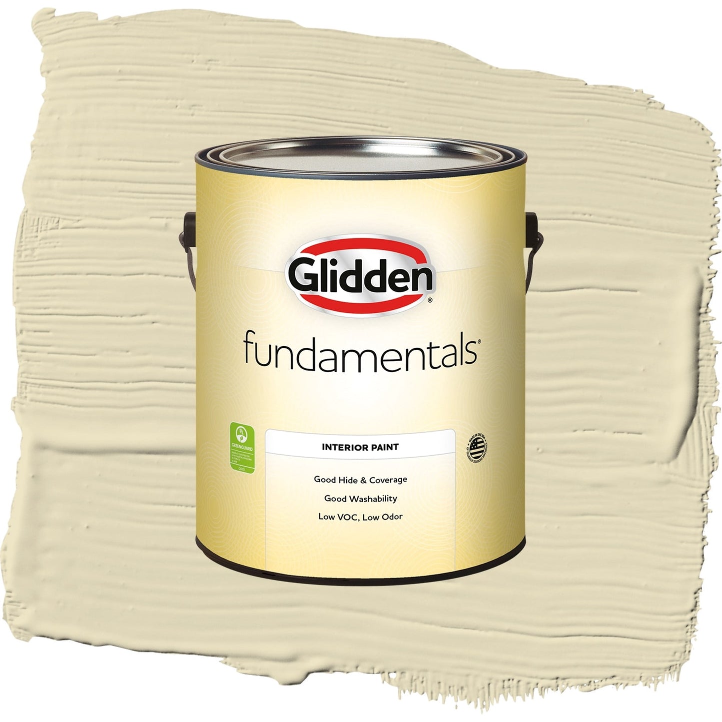 Glidden Fundamentals Namaste / Green, Semi-Gloss Interior Paint, 1 Gallon