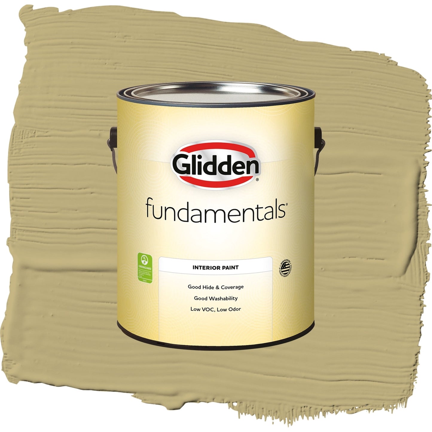 Glidden Fundamentals Nettle / Green, Semi-Gloss Interior Paint, 1 Gallon