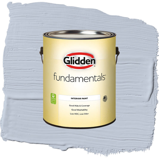 Glidden Fundamentals Northern Exposure / Blue, Semi-Gloss Interior Paint, 1 Gallon