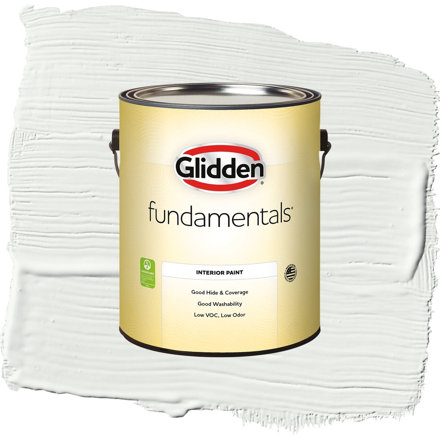 Glidden Fundamentals Pacific Pearl / Off-White Eggshell Interior Paint, 1 Gallon