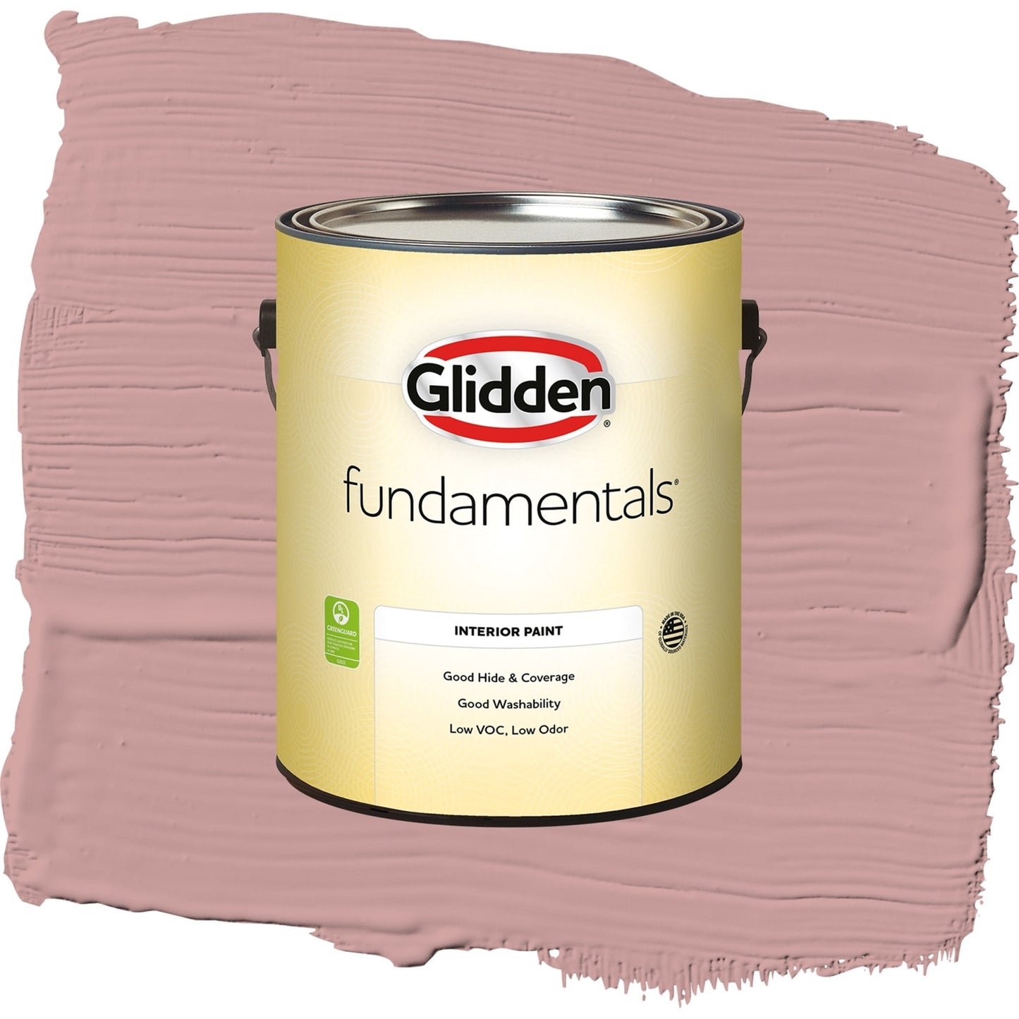Glidden Fundamentals Pepperberry / Pink, Semi-Gloss Interior Paint, 1 Gallon