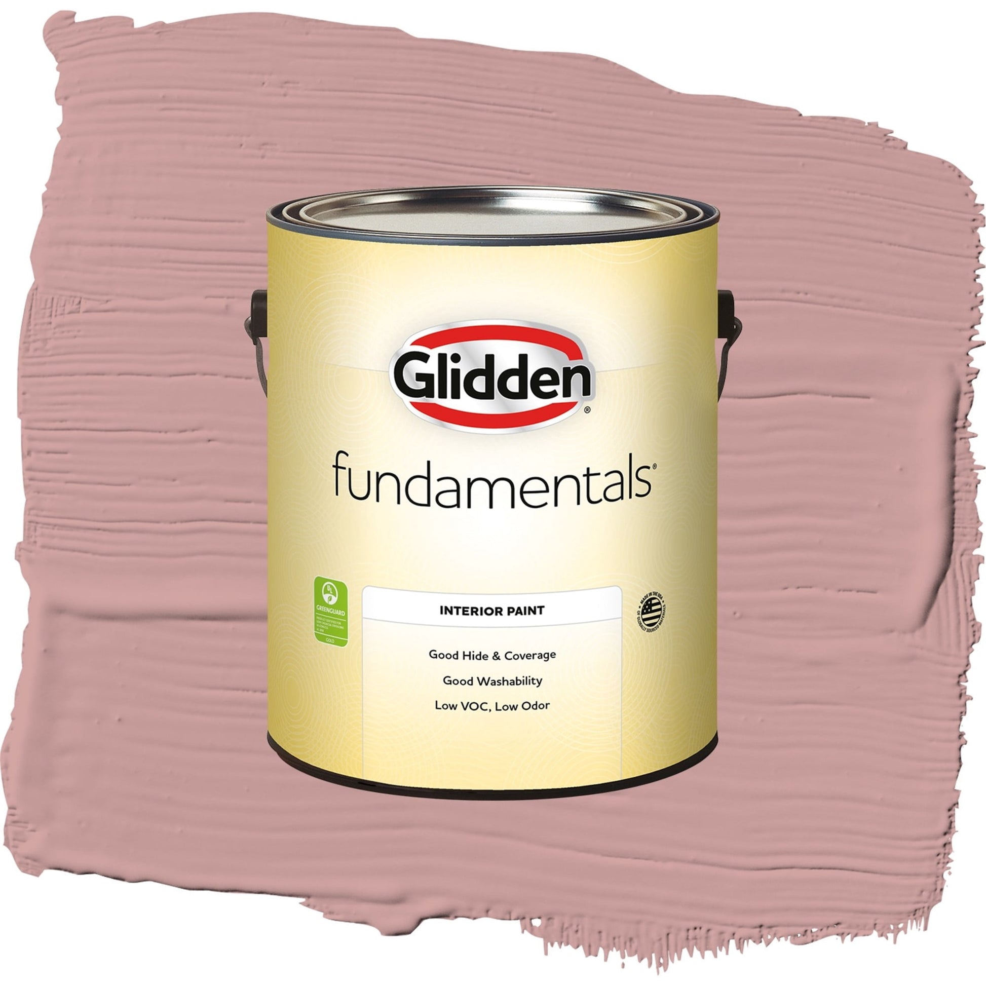 Glidden Fundamentals Pepperberry / Pink, Semi-Gloss Interior Paint, 1 Gallon