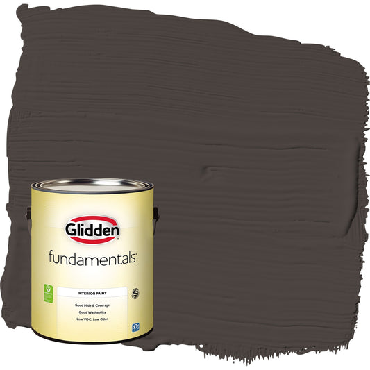 Glidden Fundamentals Phantom Mist / Brown, Eggshell Interior Paint, 1 Gallon