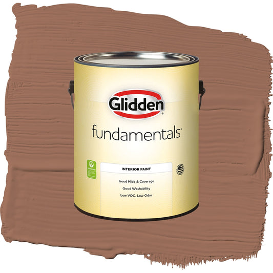Glidden Fundamentals Prairie Fire / Beige, Semi-Gloss Interior Paint, 1 Gallon