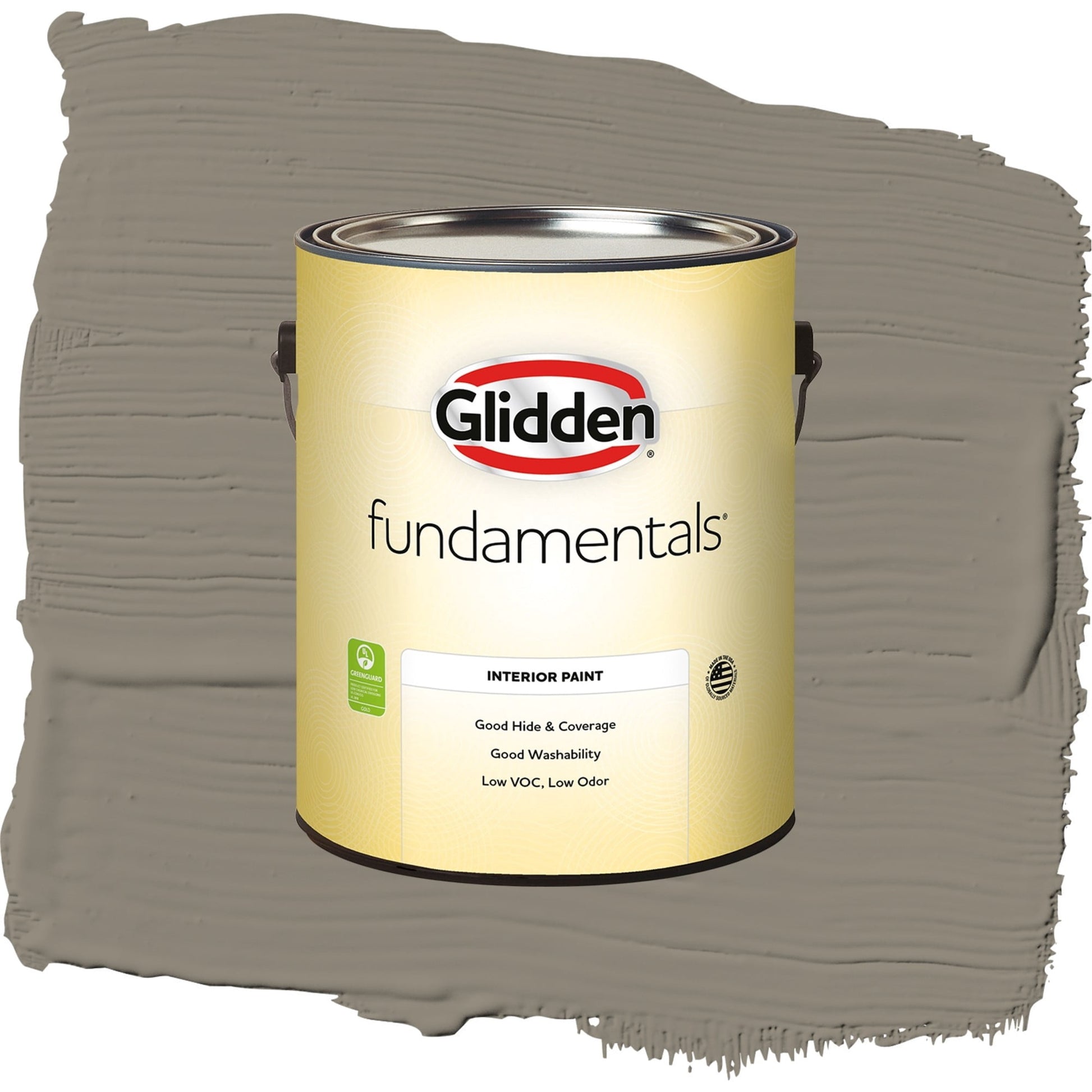Glidden Fundamentals Roller Coaster / Tan, Semi-Gloss Interior Paint, 1 Gallon