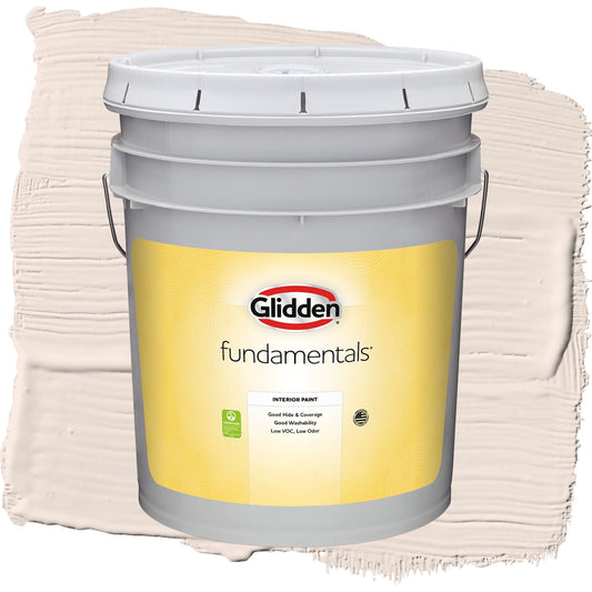 Glidden Fundamentals Sablewood / Orange, Eggshell Interior Paint, 5 Gallon