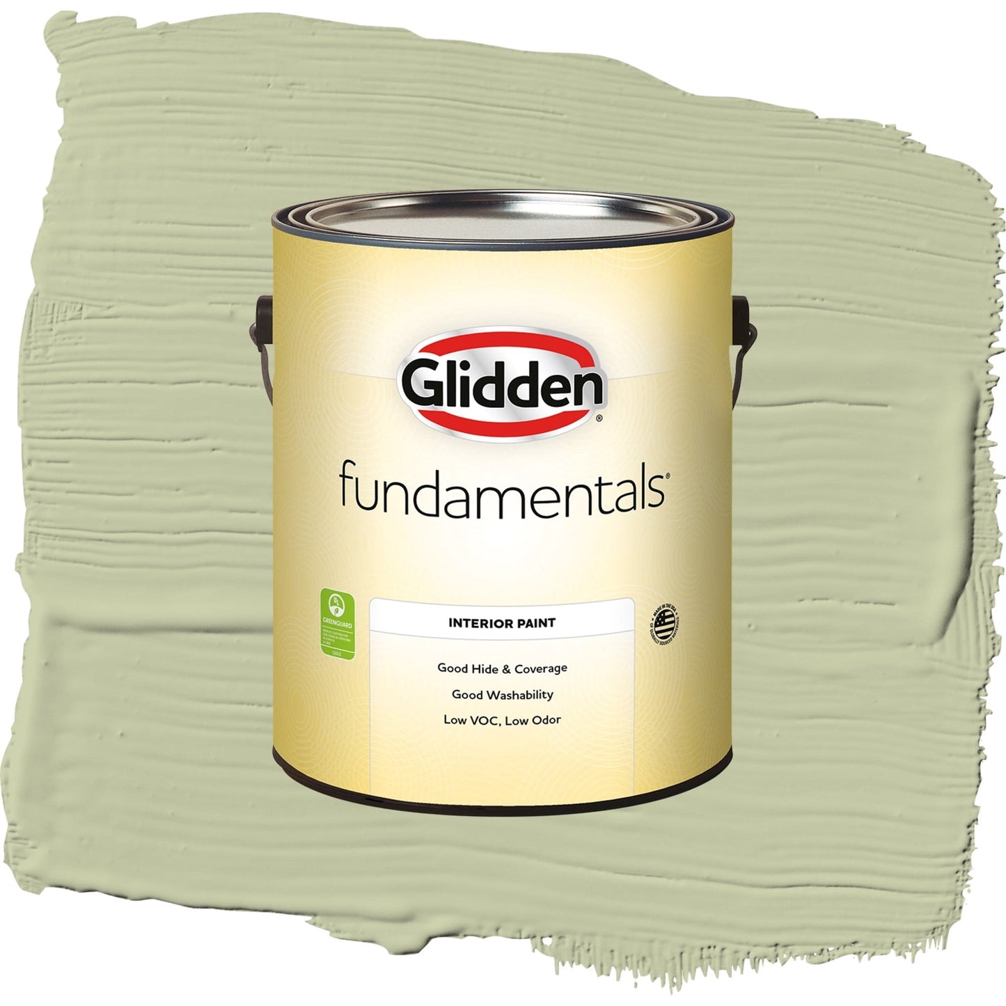 Glidden Fundamentals Sage Splendor / Green, Eggshell Interior Paint, 1 Gallon