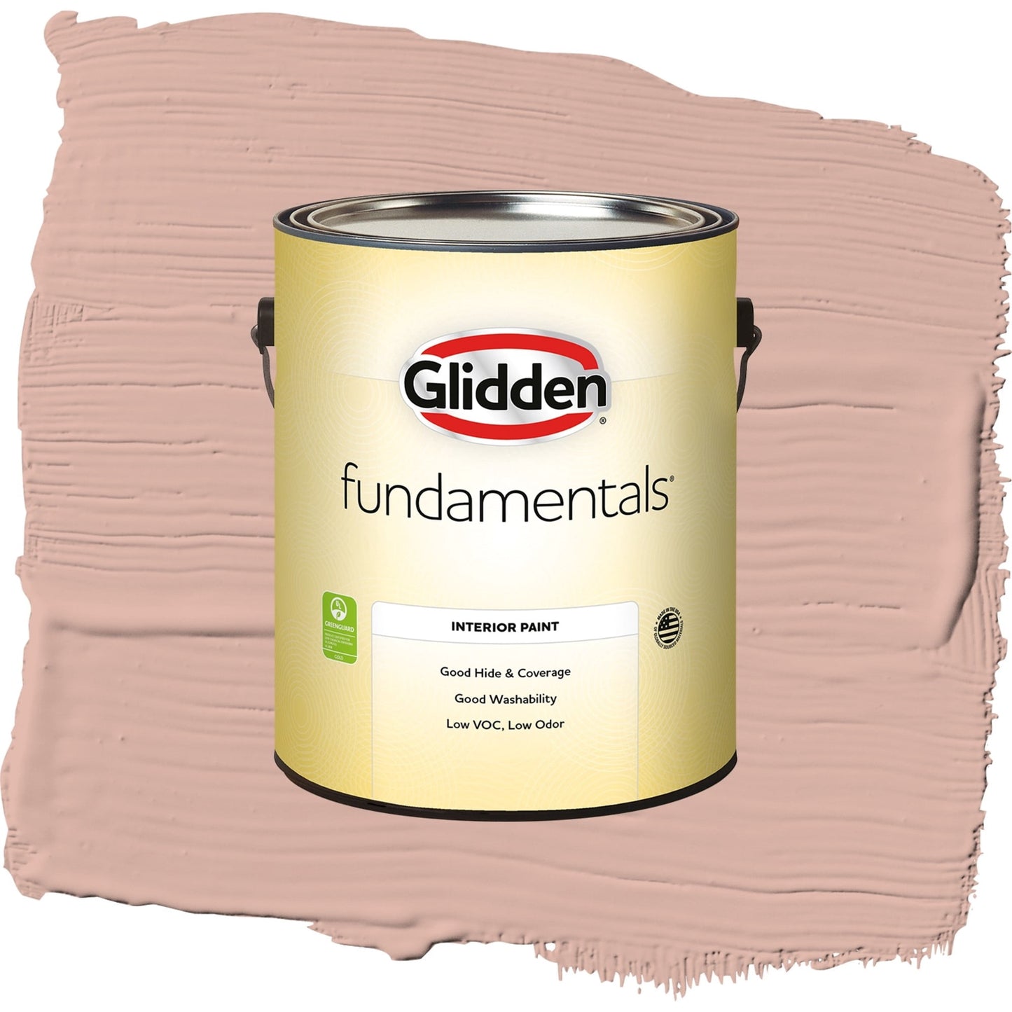 Glidden Fundamentals Sandpaper / Orange, Semi-Gloss Interior Paint, 1 Gallon