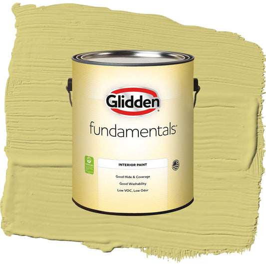 Glidden Fundamentals Serene Scene / Green, Eggshell Interior Paint, 1 Gallon