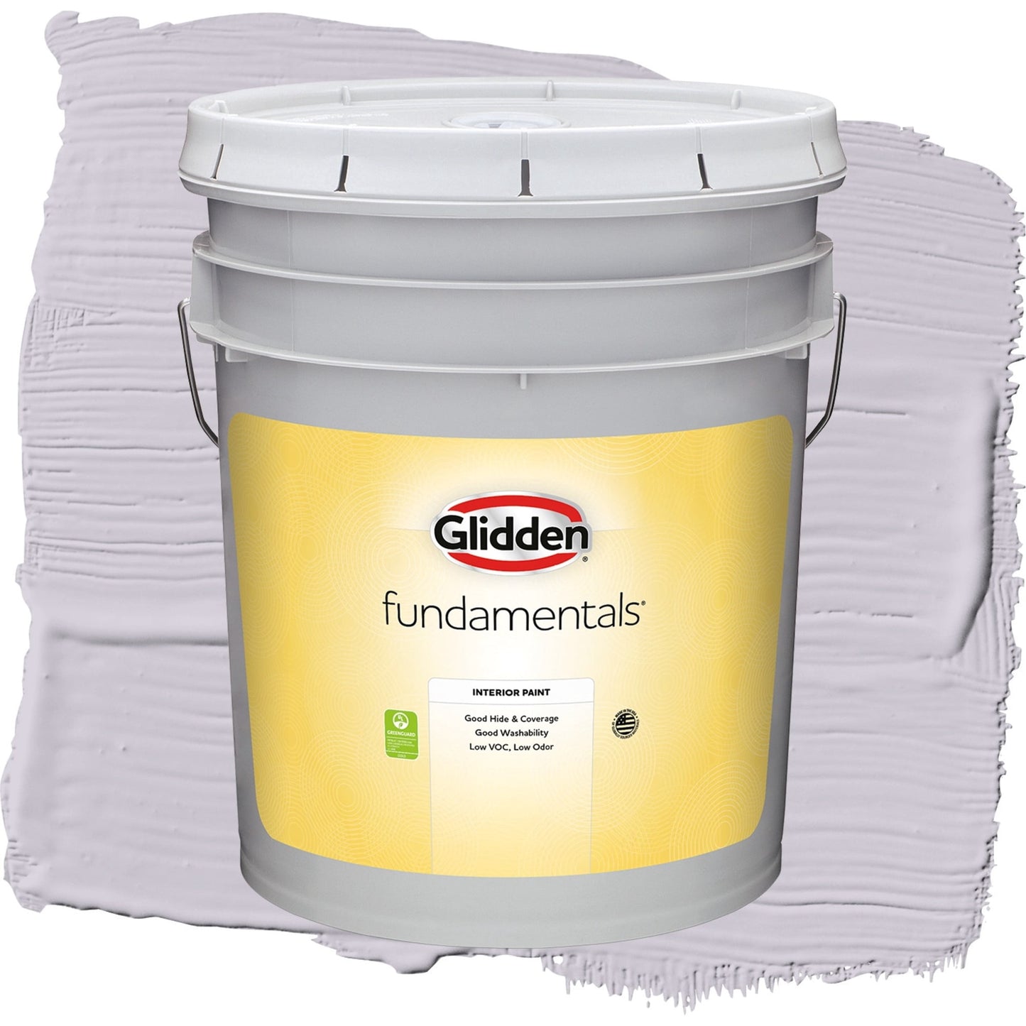Glidden Fundamentals Silver Chalice / Purple, Flat Interior Paint, 5 Gallon